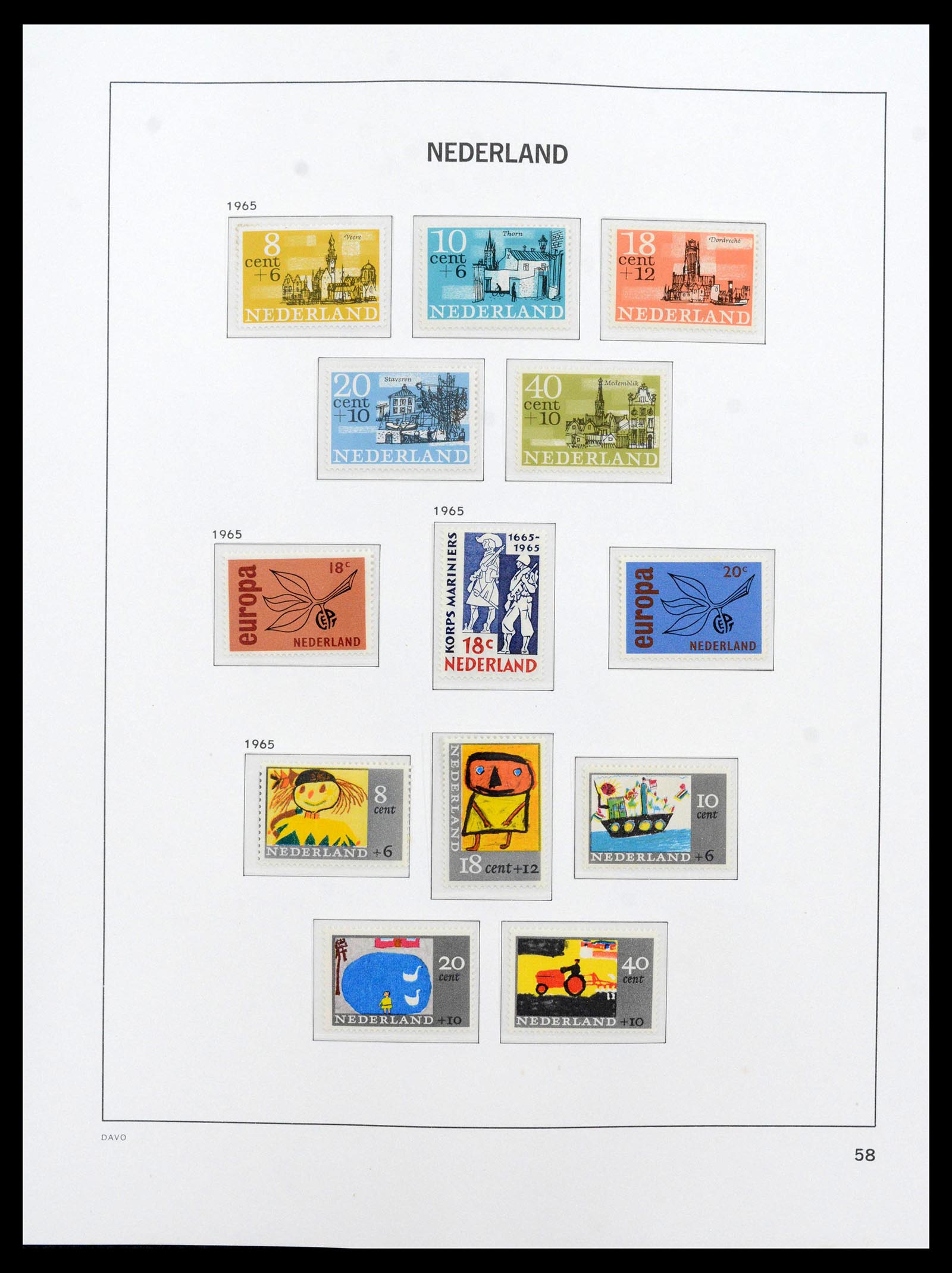 39035 0077 - Stamp collection 39035 Netherlands 1852-1968.
