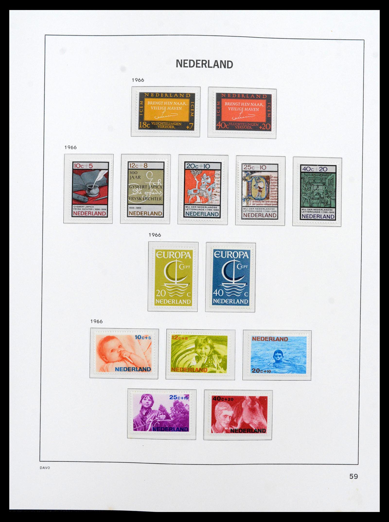 39035 0078 - Stamp collection 39035 Netherlands 1852-1968.
