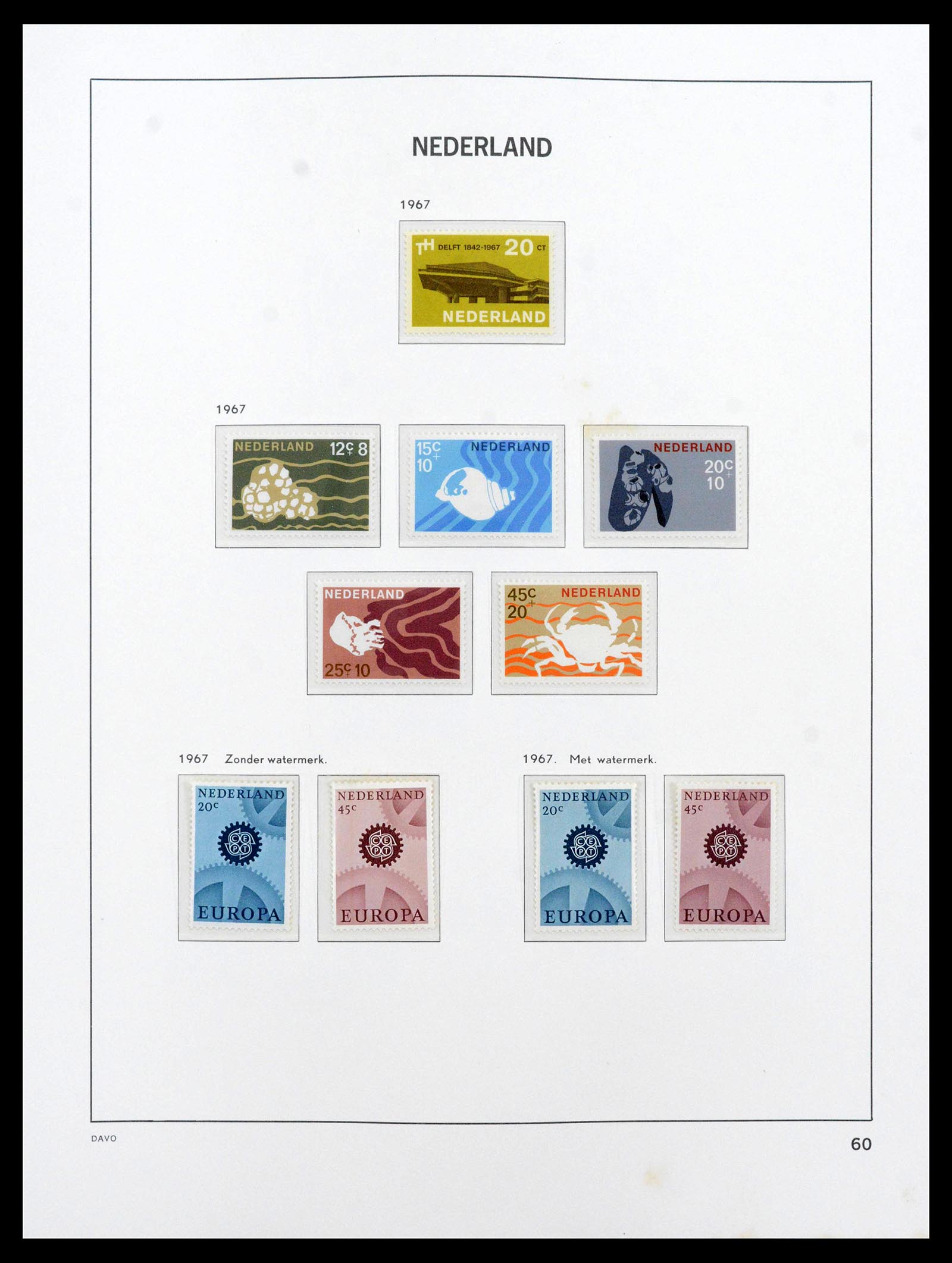 39035 0079 - Stamp collection 39035 Netherlands 1852-1968.