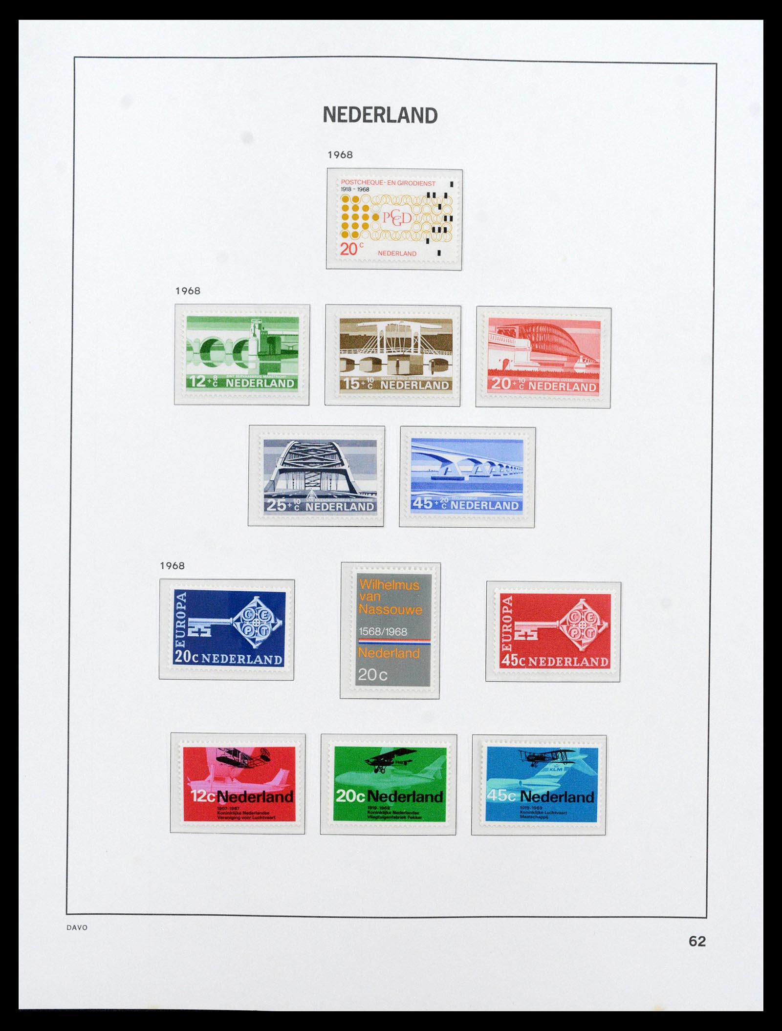 39035 0081 - Postzegelverzameling 39035 Nederland 1852-1968.