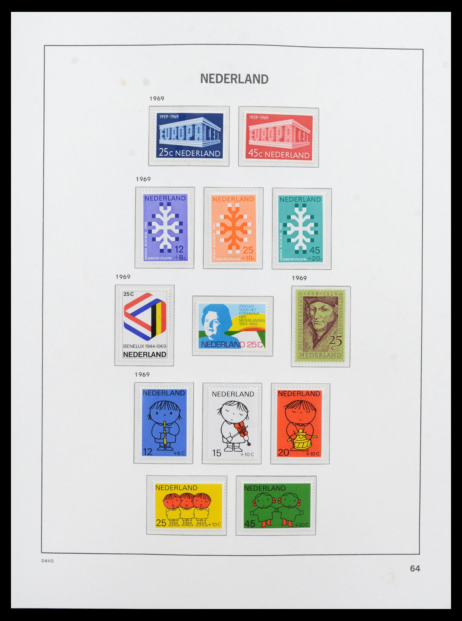 39035 0083 - Postzegelverzameling 39035 Nederland 1852-1968.