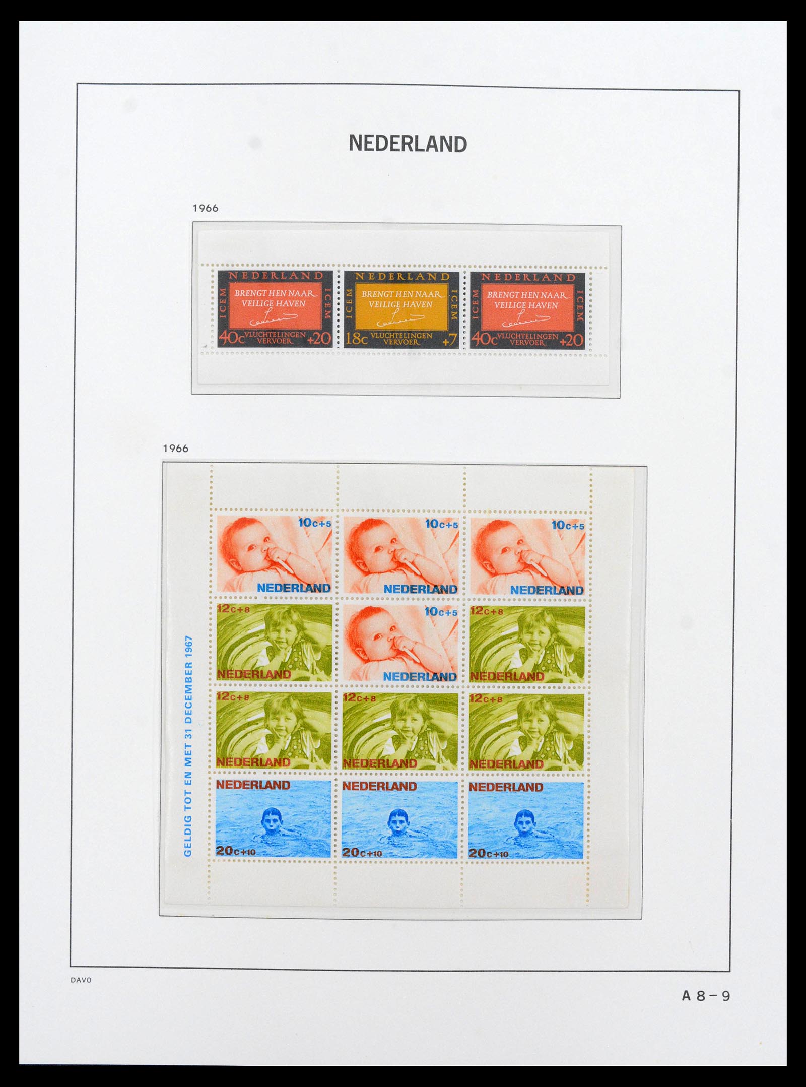 39035 0085 - Postzegelverzameling 39035 Nederland 1852-1968.