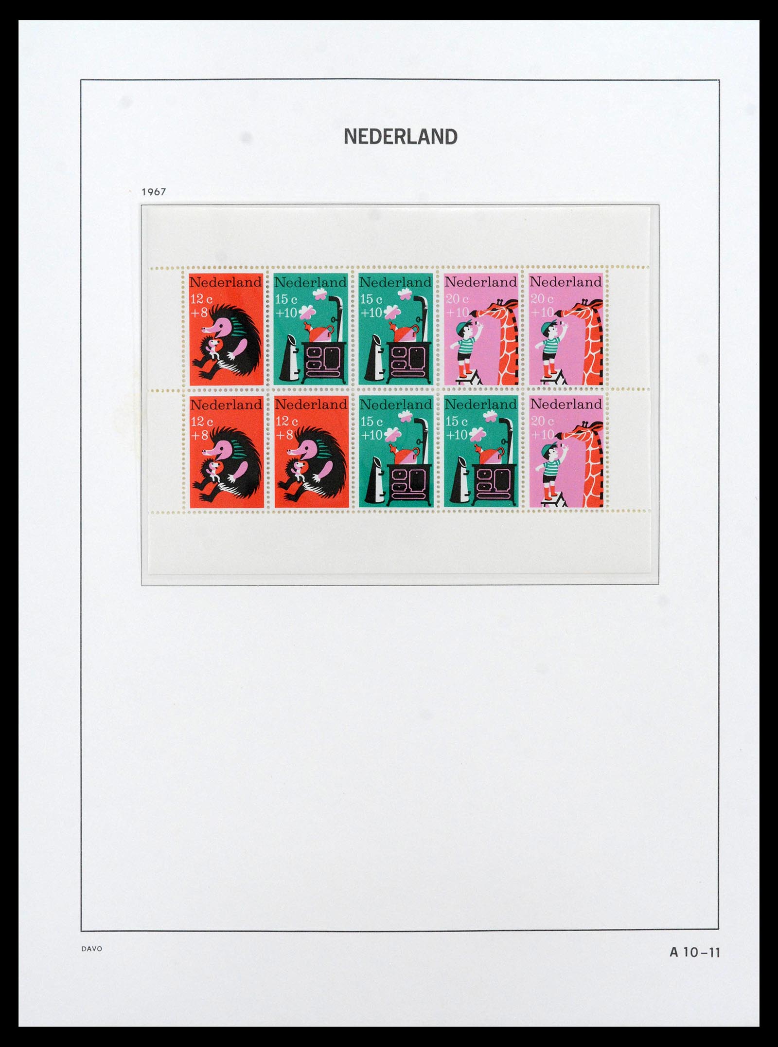39035 0086 - Postzegelverzameling 39035 Nederland 1852-1968.
