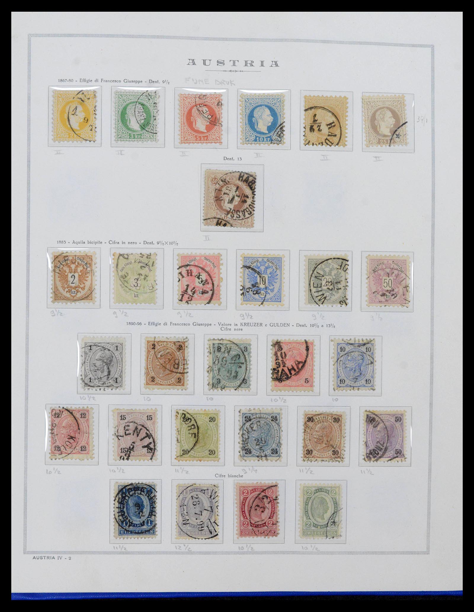 39038 0003 - Postzegelverzameling 39038 Oostenrijk 1850-1950.