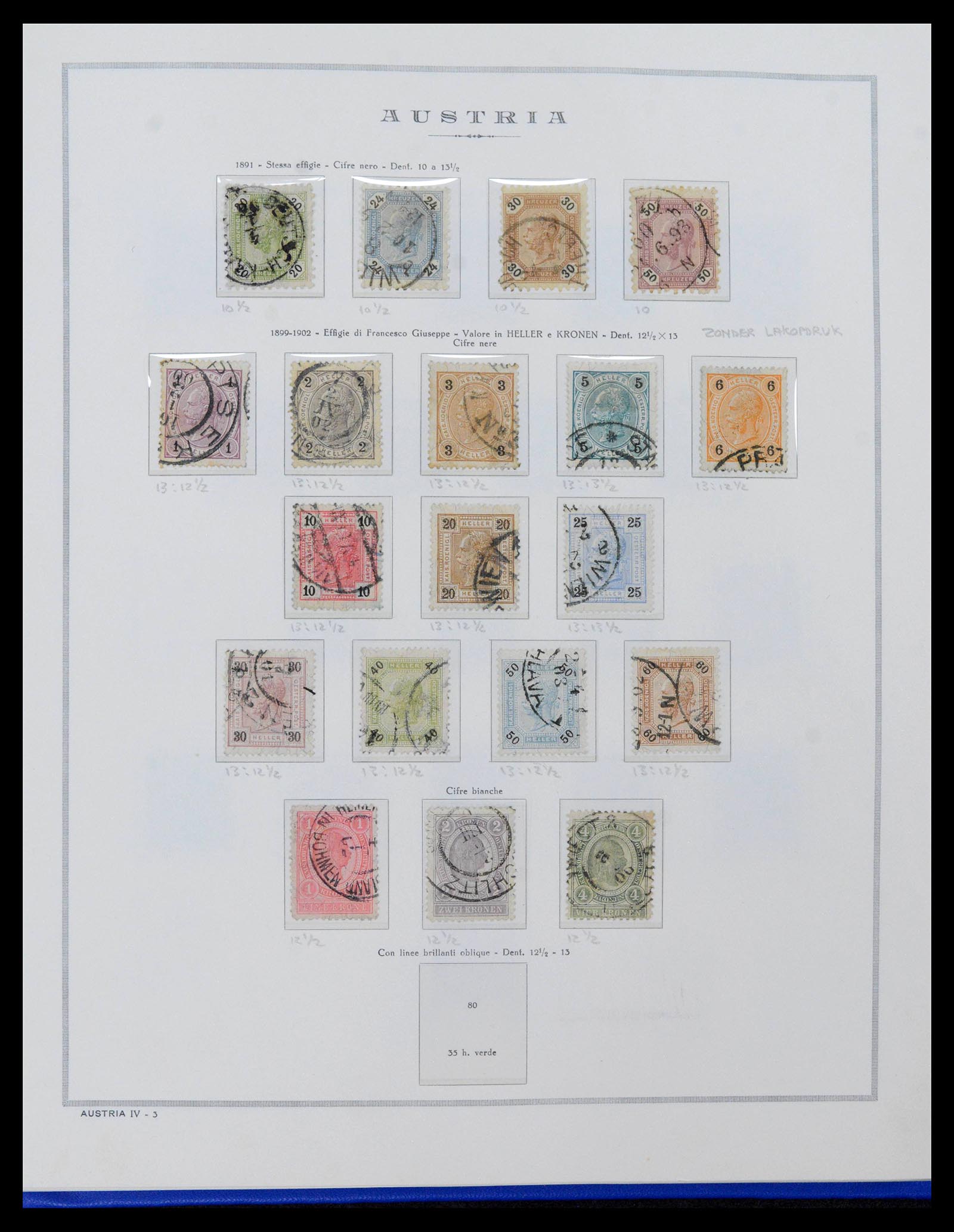 39038 0005 - Postzegelverzameling 39038 Oostenrijk 1850-1950.