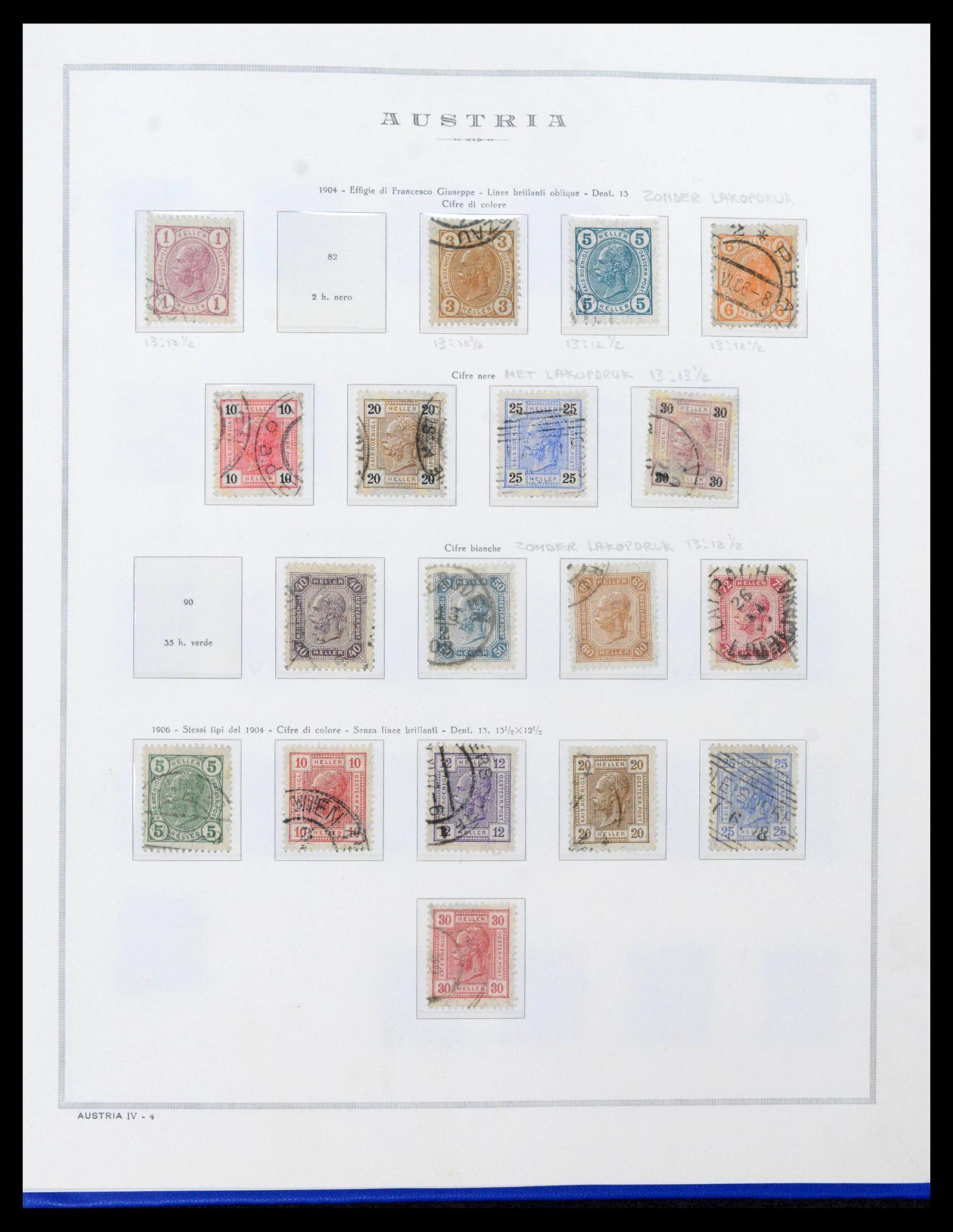 39038 0006 - Postzegelverzameling 39038 Oostenrijk 1850-1950.