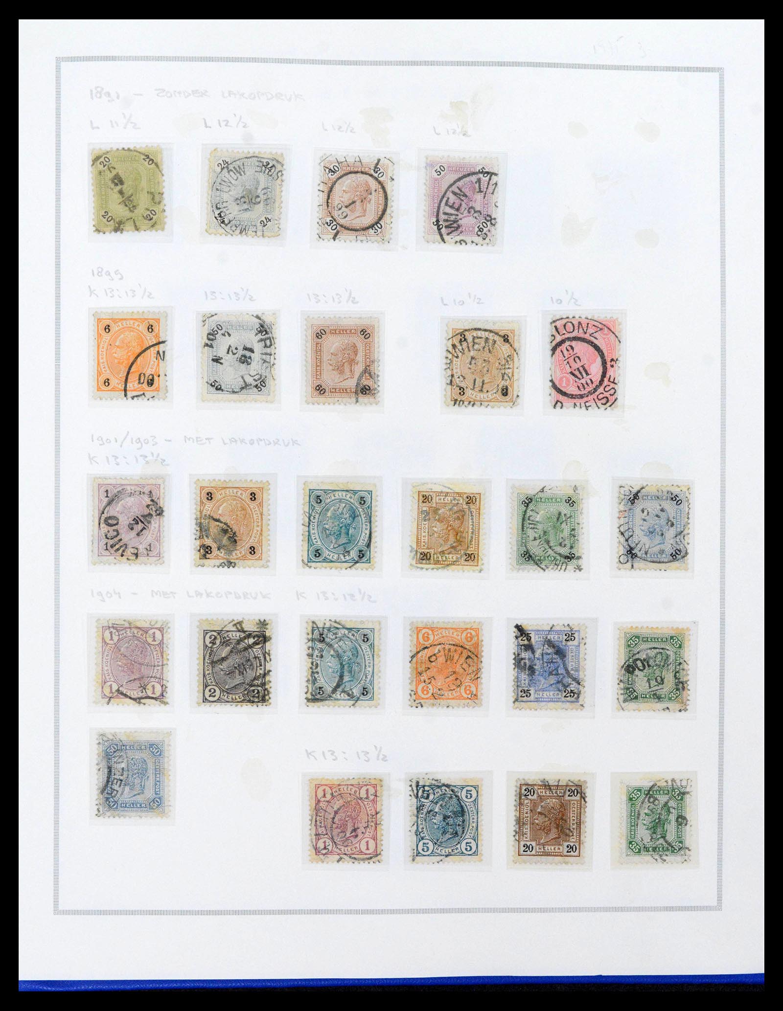 39038 0007 - Postzegelverzameling 39038 Oostenrijk 1850-1950.