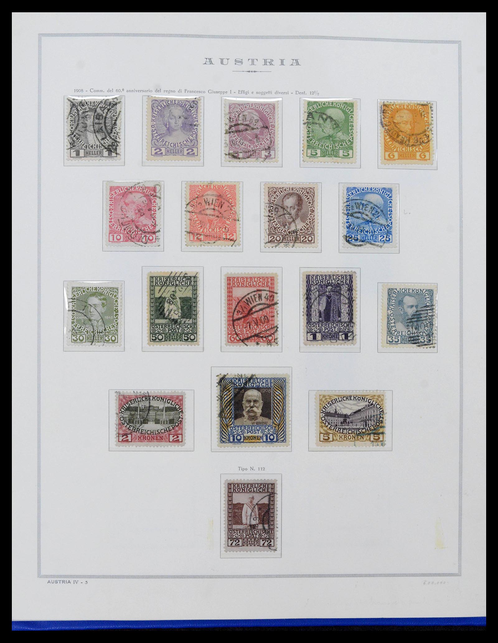 39038 0008 - Postzegelverzameling 39038 Oostenrijk 1850-1950.