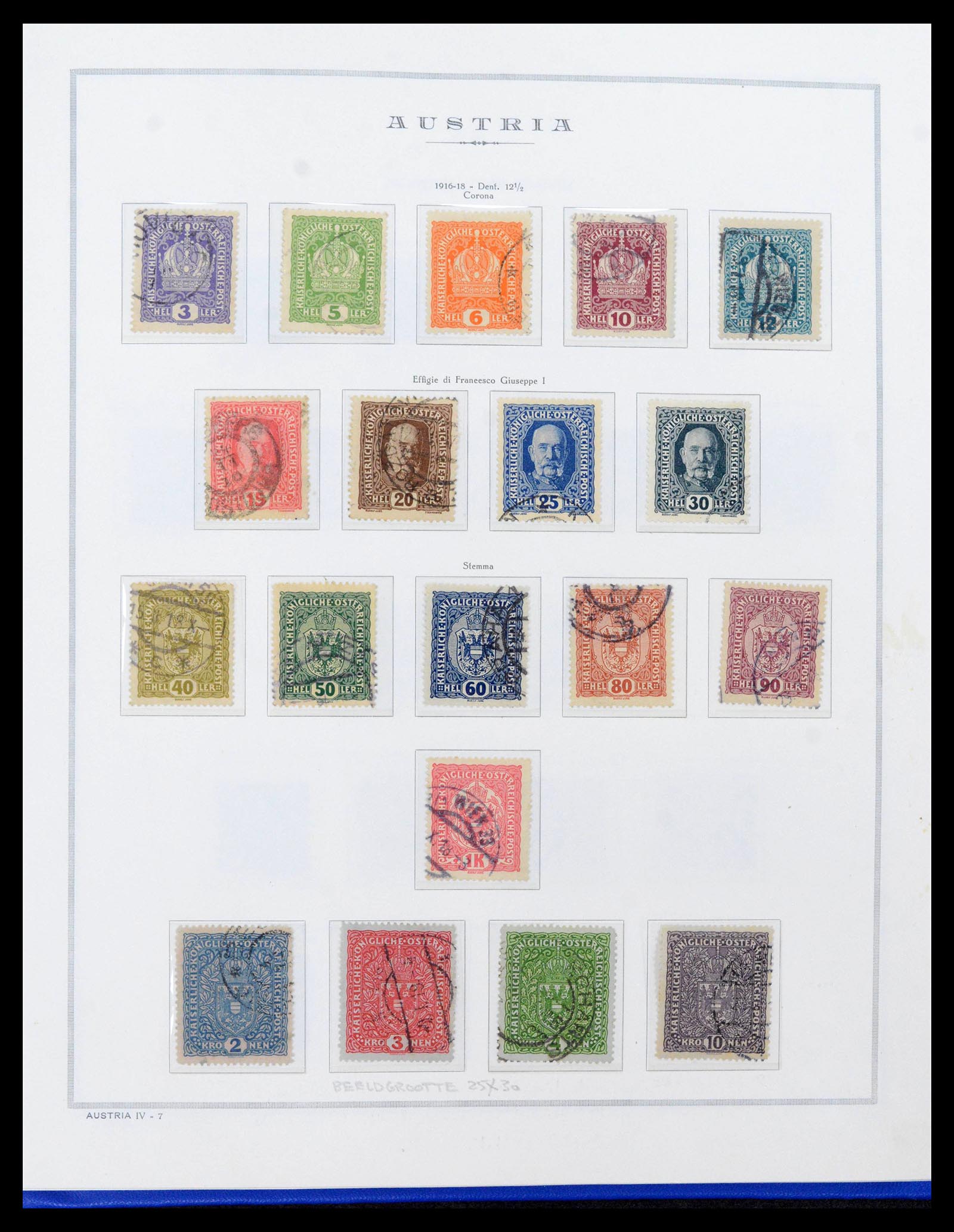 39038 0011 - Postzegelverzameling 39038 Oostenrijk 1850-1950.