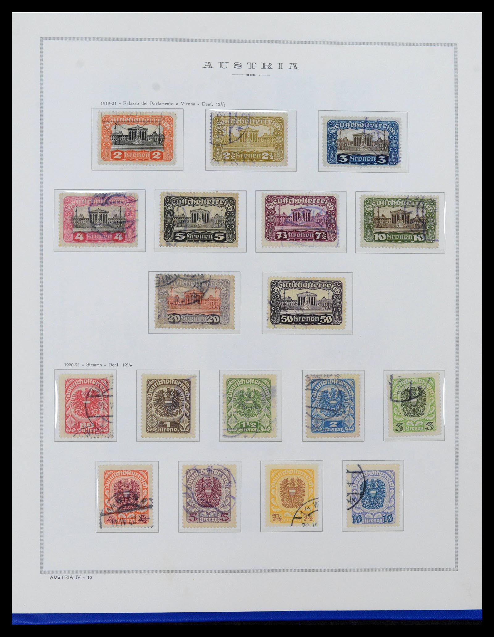 39038 0020 - Postzegelverzameling 39038 Oostenrijk 1850-1950.