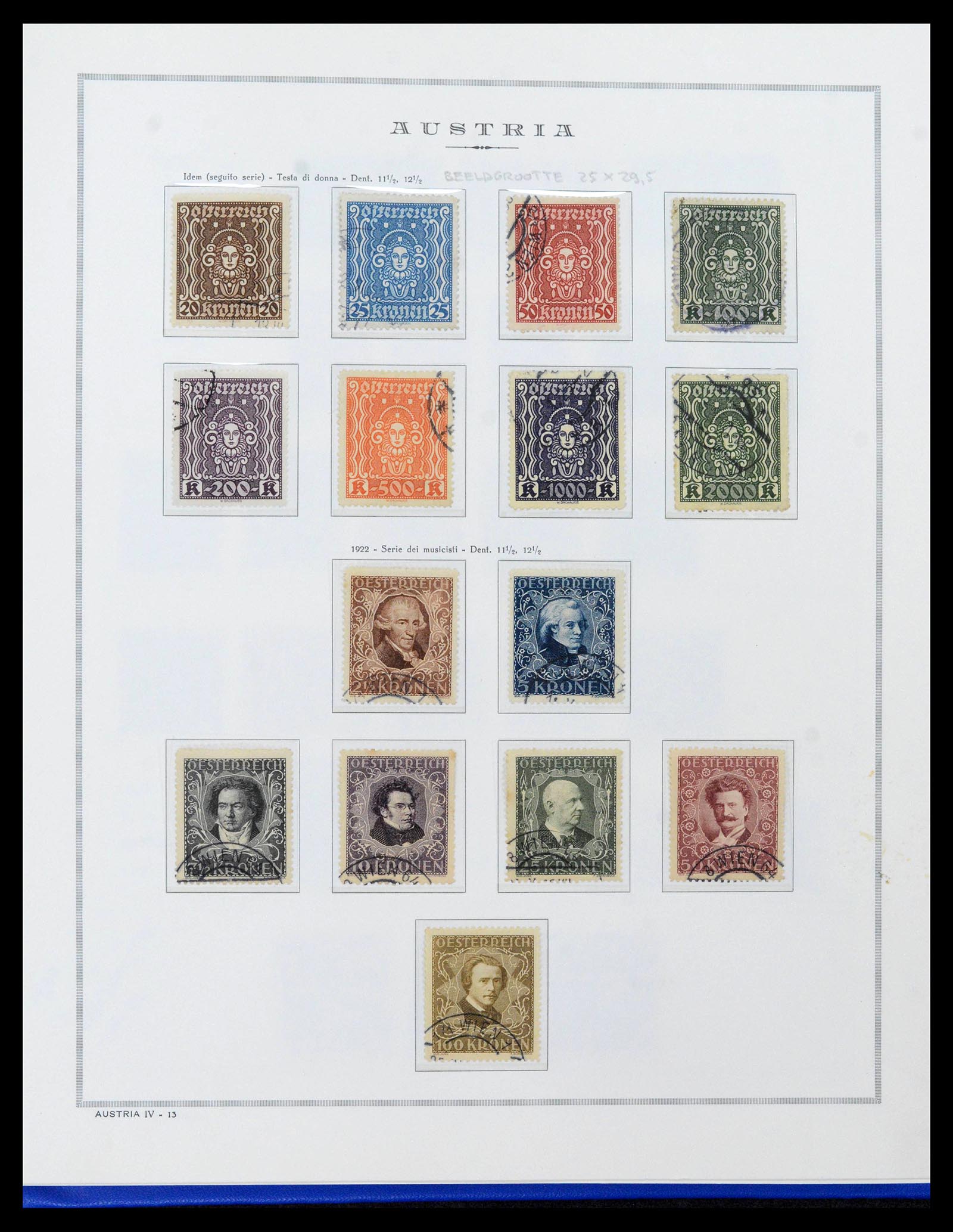 39038 0025 - Stamp collection 39038 Austria 1850-1950.