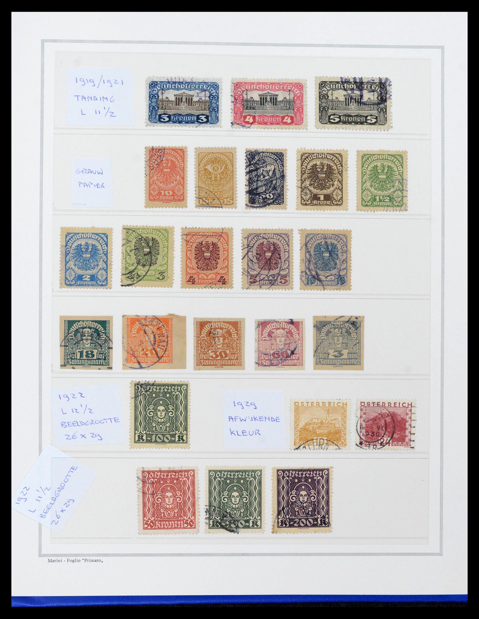39038 0026 - Stamp collection 39038 Austria 1850-1950.