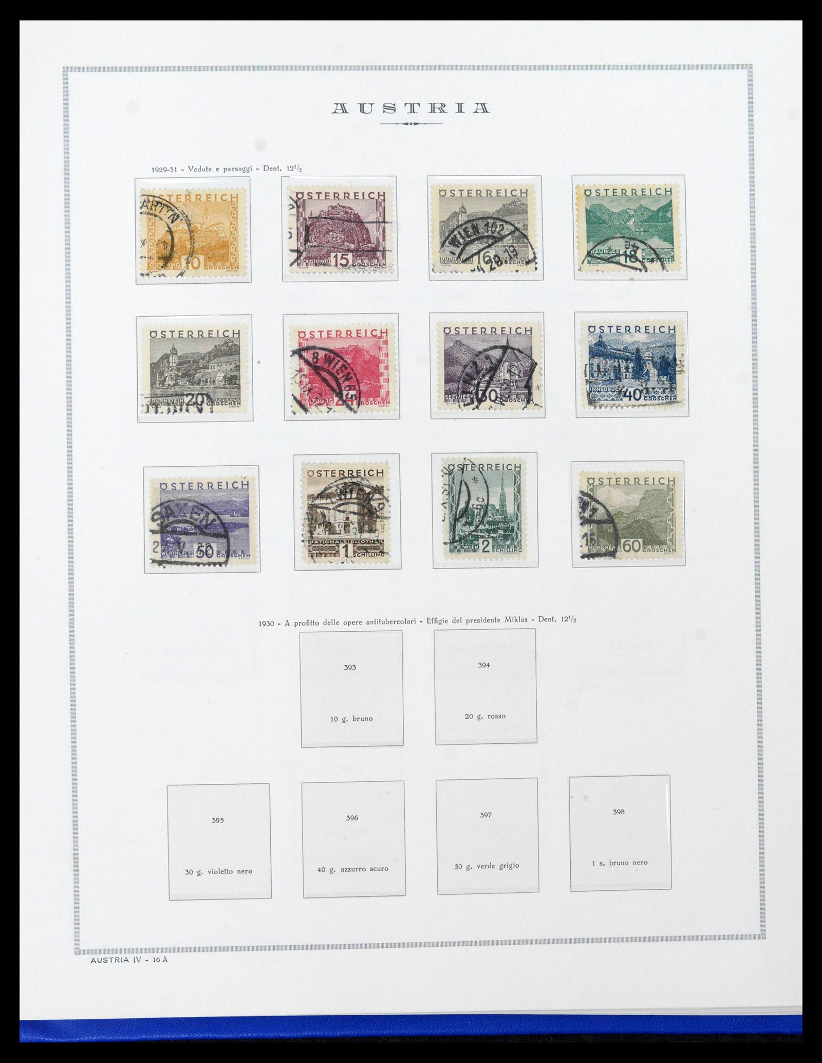 39038 0032 - Stamp collection 39038 Austria 1850-1950.
