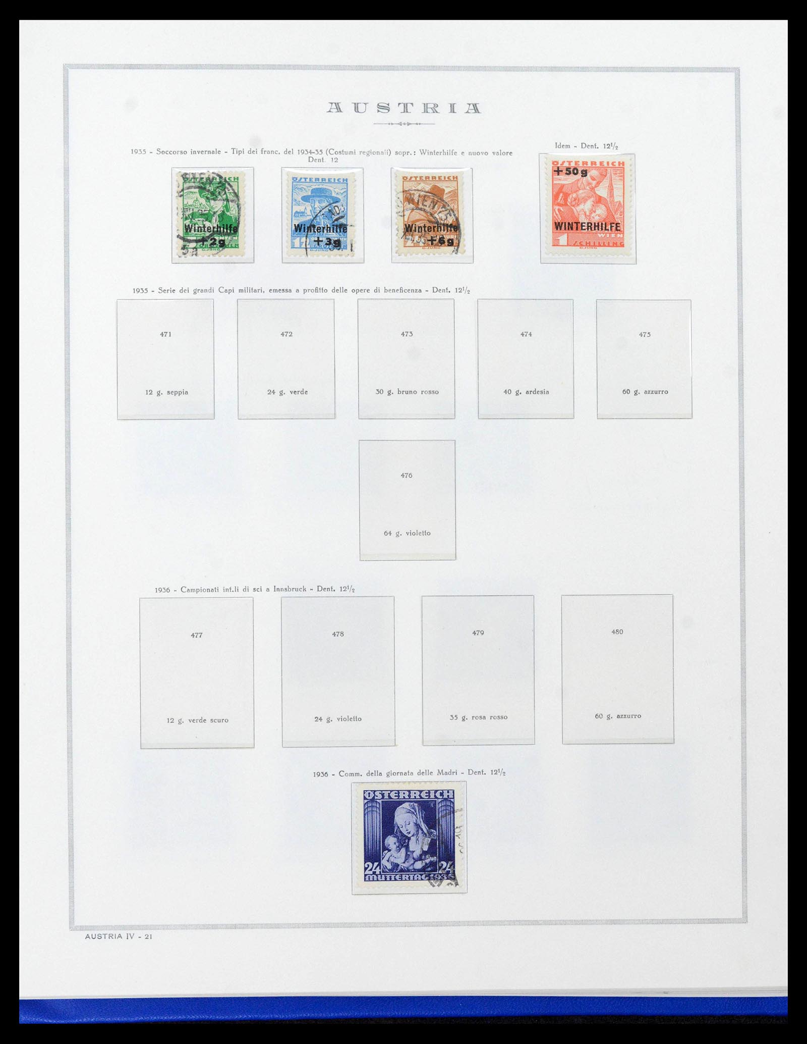 39038 0039 - Stamp collection 39038 Austria 1850-1950.