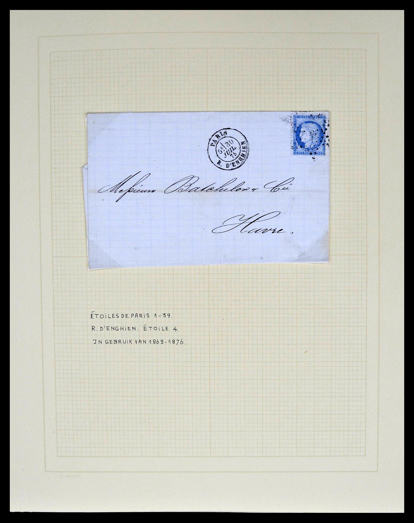 39039 0014 - Stamp collection 39039 France covers 1848-1902.