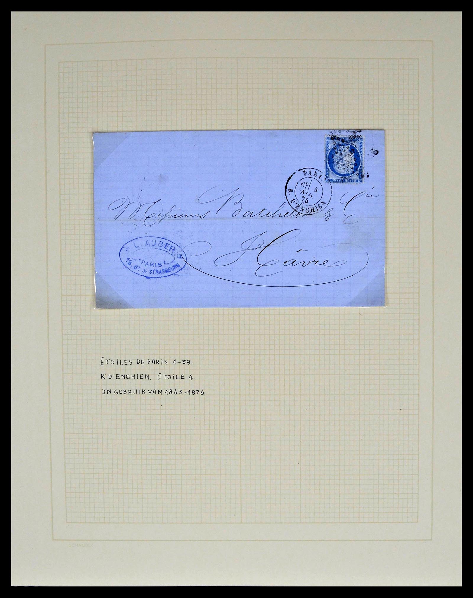 39039 0016 - Stamp collection 39039 France covers 1848-1902.