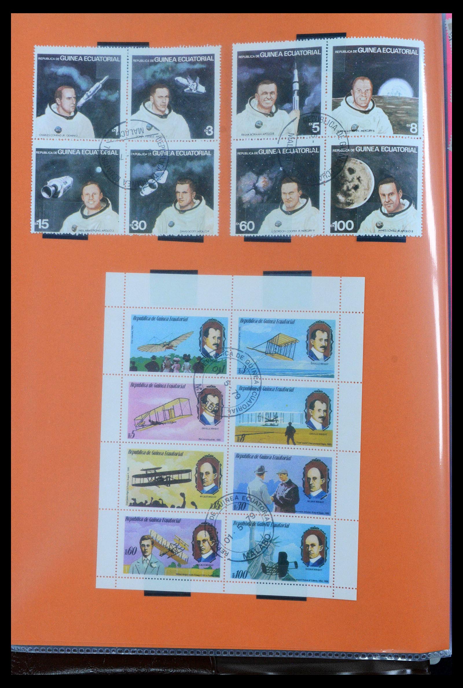 39040 0002 - Postzegelverzameling 39040 Motief luchtvaart 1920-1922.