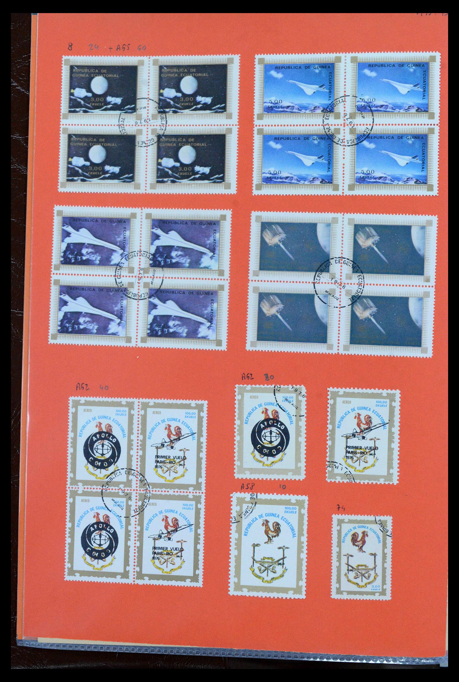 39040 0004 - Postzegelverzameling 39040 Motief luchtvaart 1920-1922.