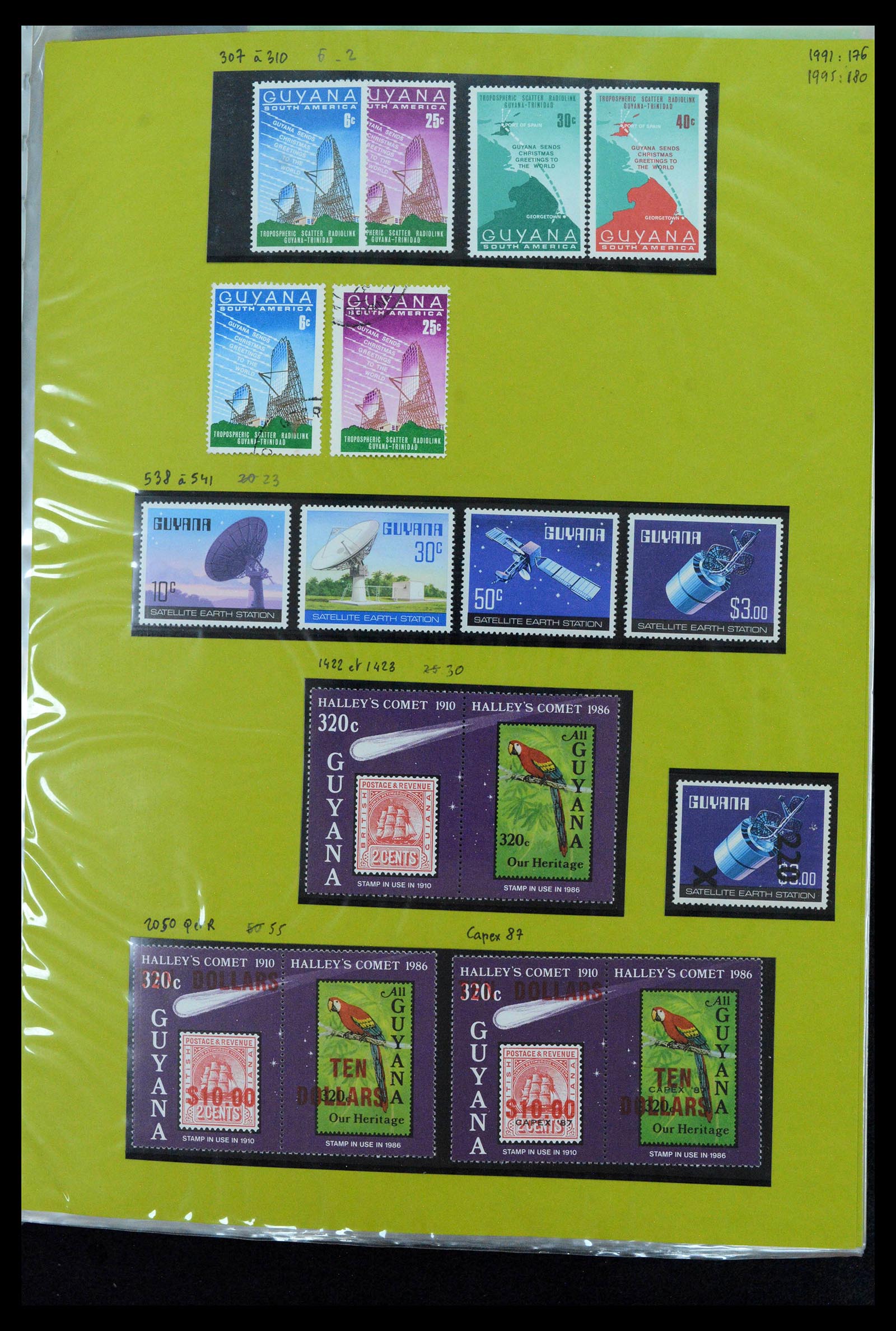 39040 0018 - Postzegelverzameling 39040 Motief luchtvaart 1920-1922.