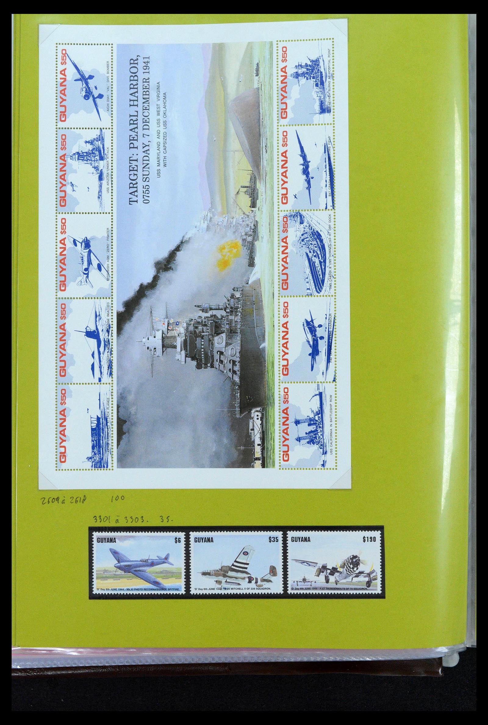 39040 0023 - Postzegelverzameling 39040 Motief luchtvaart 1920-1922.