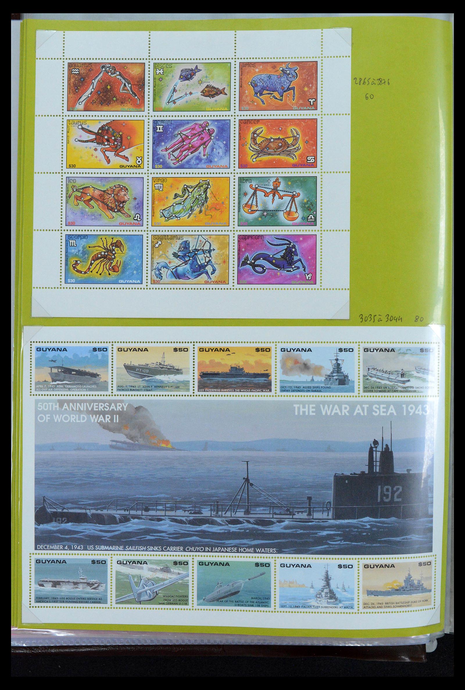 39040 0025 - Postzegelverzameling 39040 Motief luchtvaart 1920-1922.