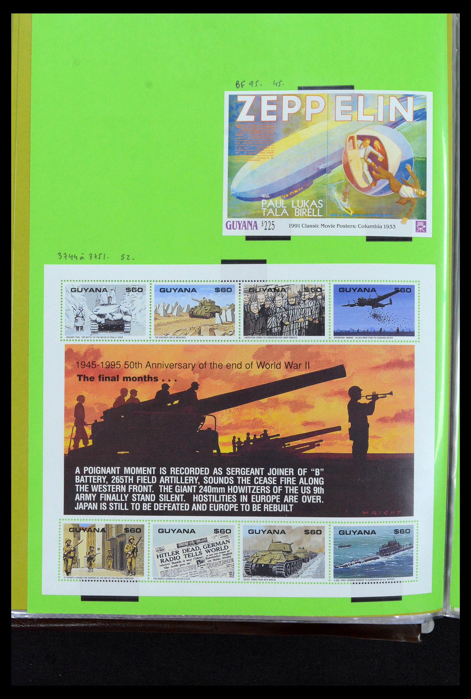 39040 0029 - Postzegelverzameling 39040 Motief luchtvaart 1920-1922.