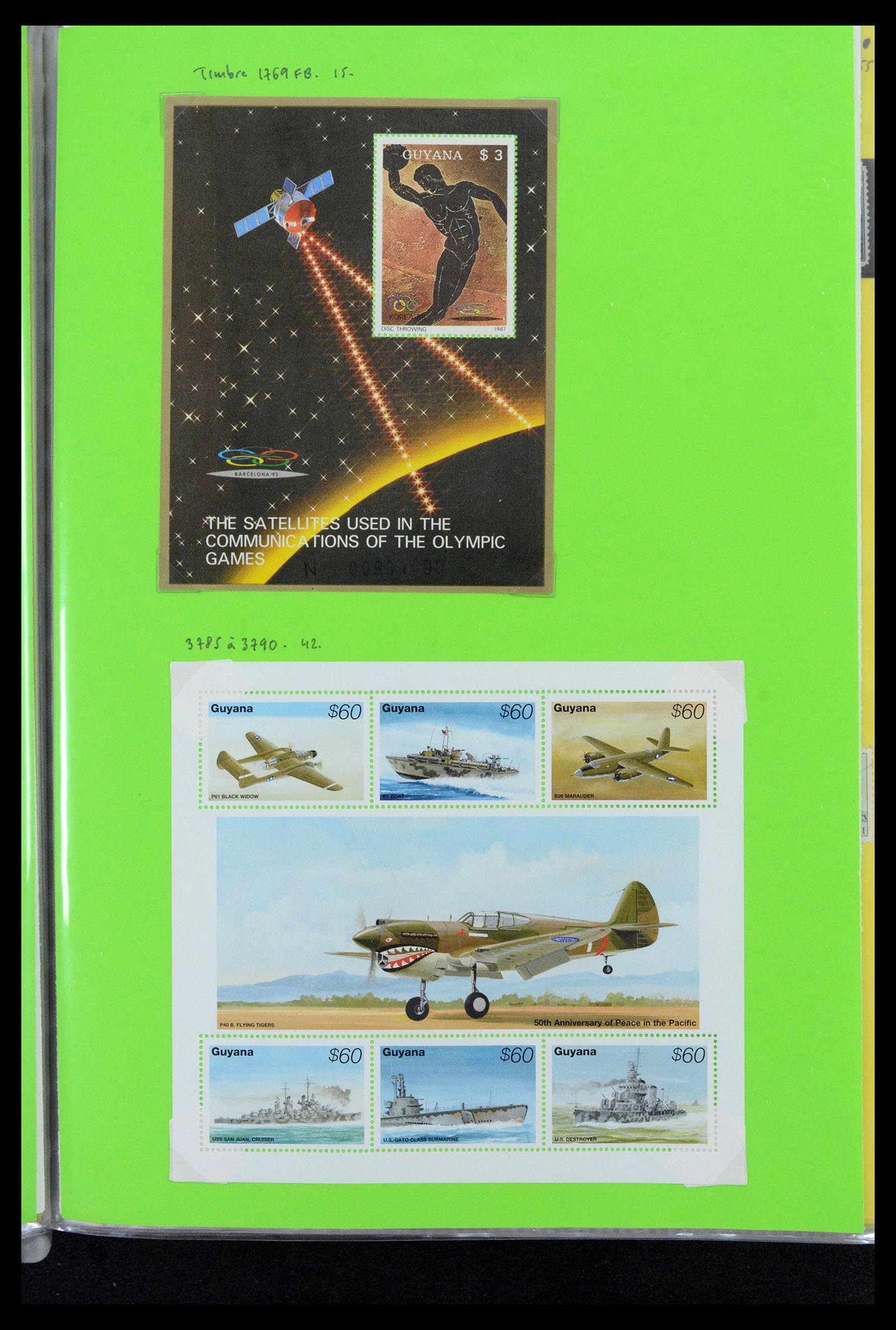 39040 0032 - Postzegelverzameling 39040 Motief luchtvaart 1920-1922.