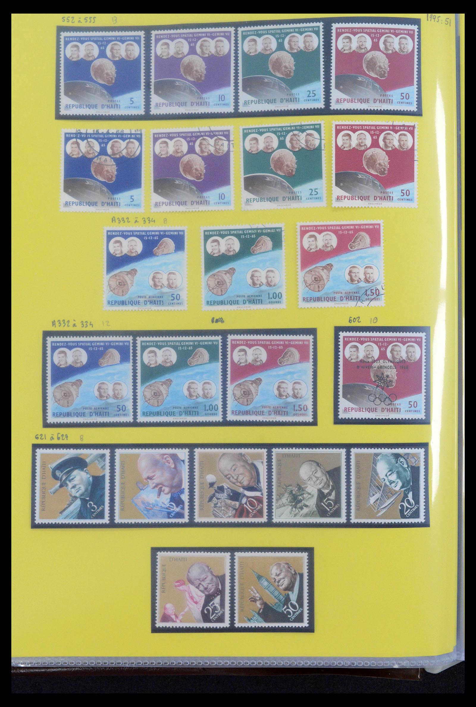 39040 0041 - Postzegelverzameling 39040 Motief luchtvaart 1920-1922.