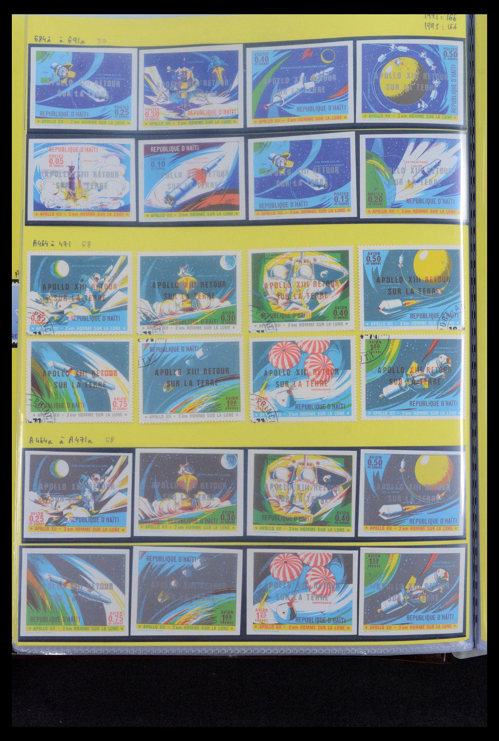 39040 0047 - Postzegelverzameling 39040 Motief luchtvaart 1920-1922.