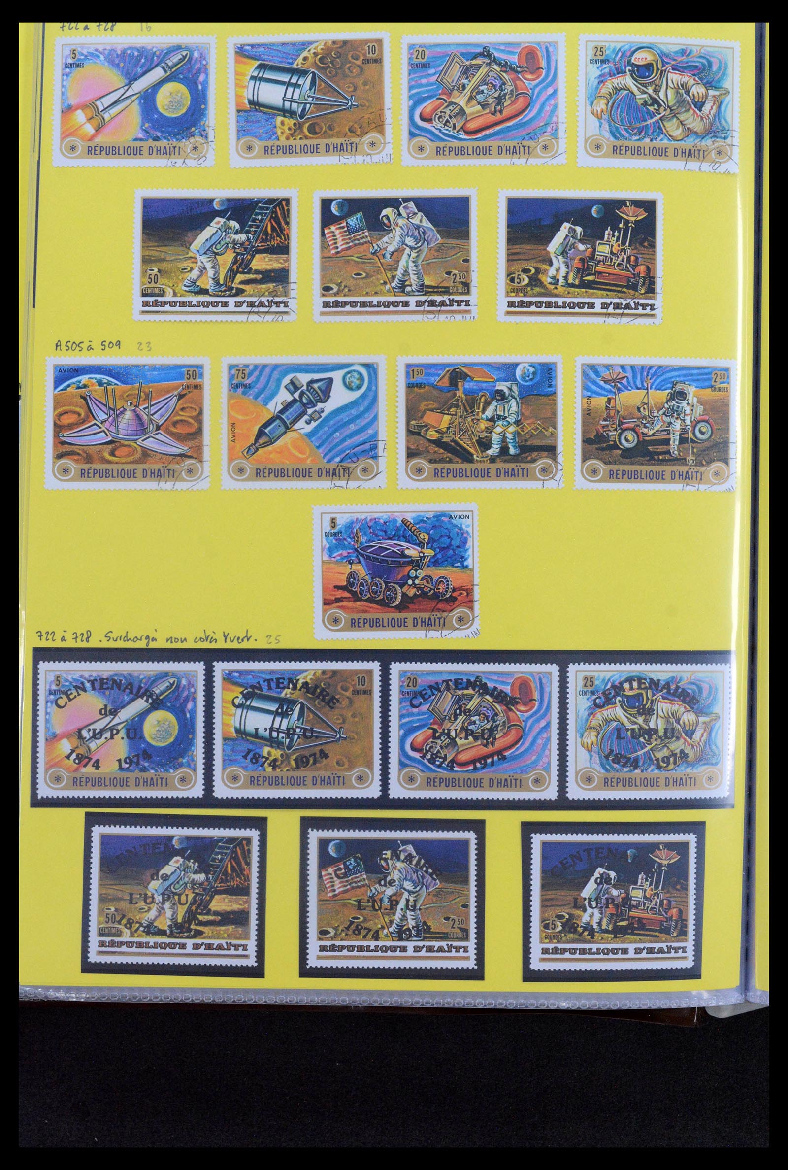 39040 0049 - Postzegelverzameling 39040 Motief luchtvaart 1920-1922.