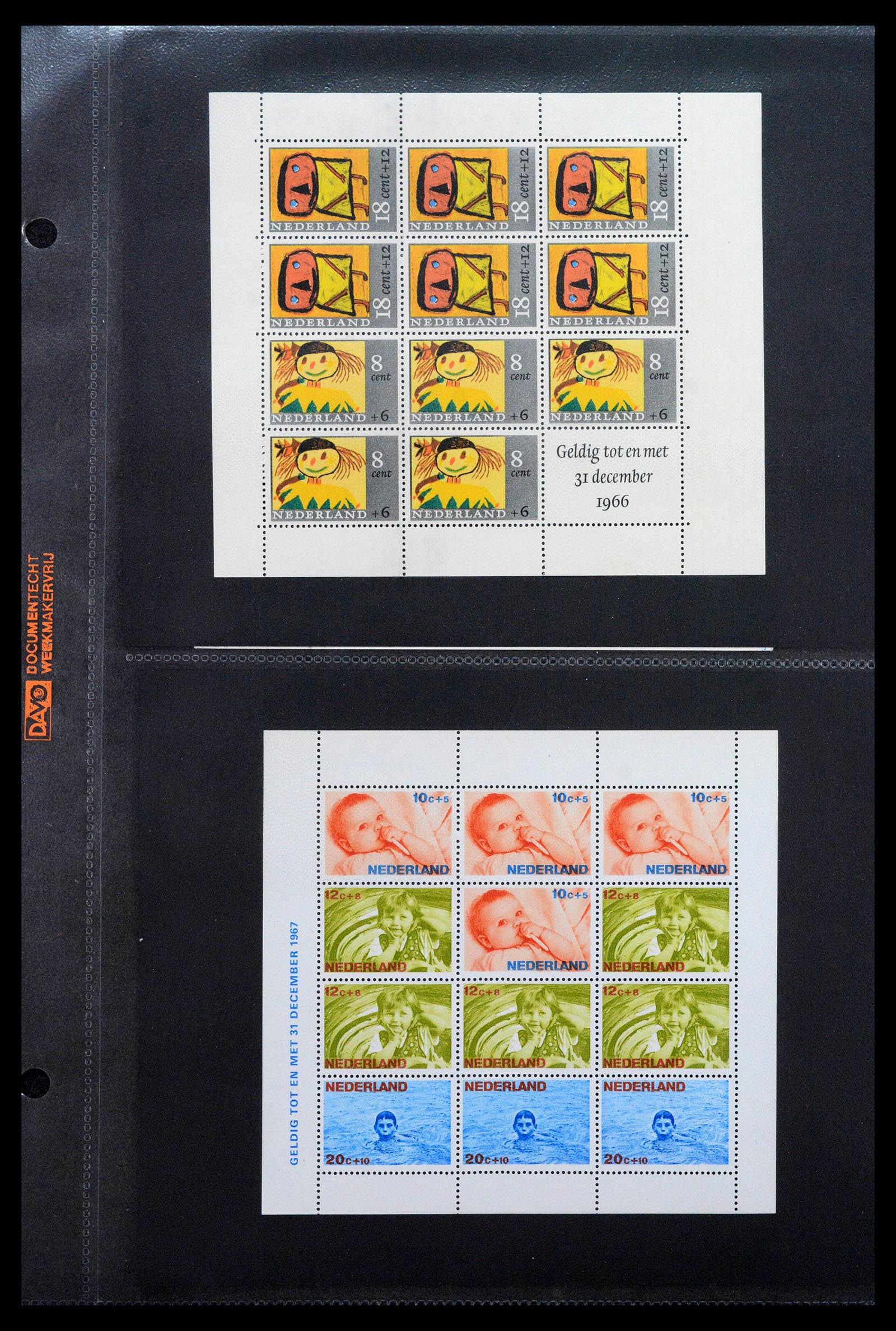 39041 0027 - Postzegelverzameling 39041 Nederland FDC's 1950-1977.