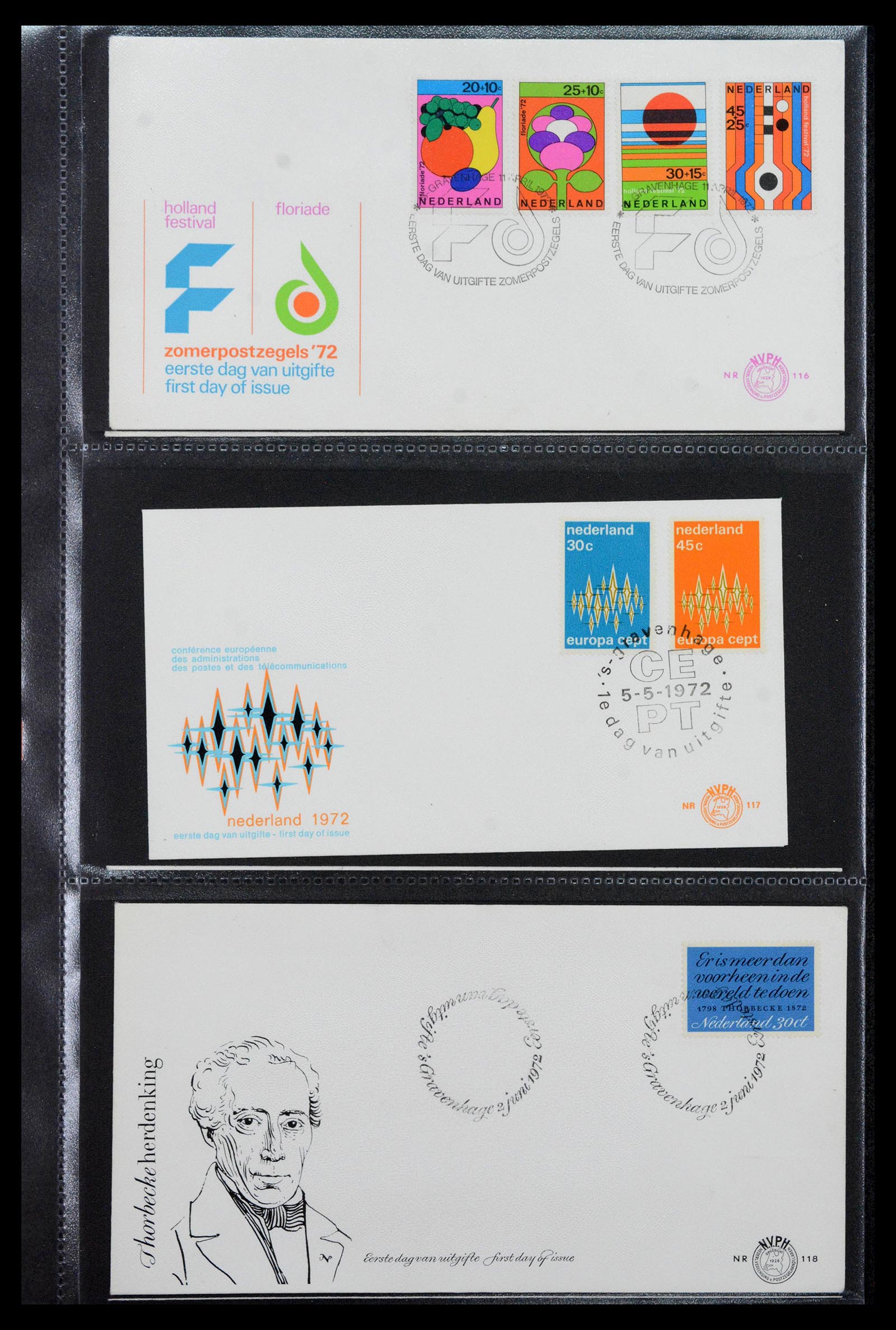 39041 0043 - Stamp collection 39041 Netherlands first day covers 1950-1977.