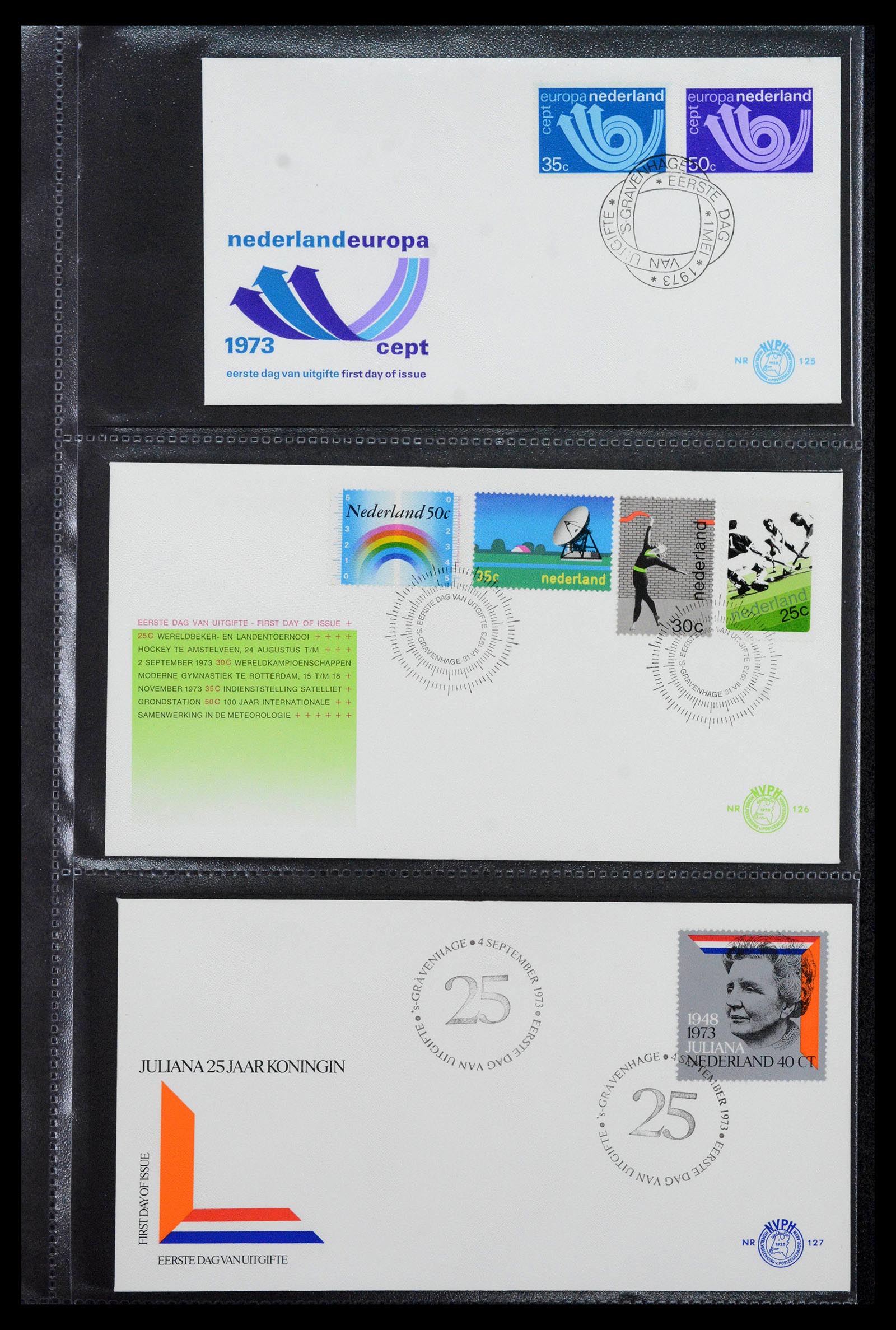 39041 0047 - Stamp collection 39041 Netherlands first day covers 1950-1977.