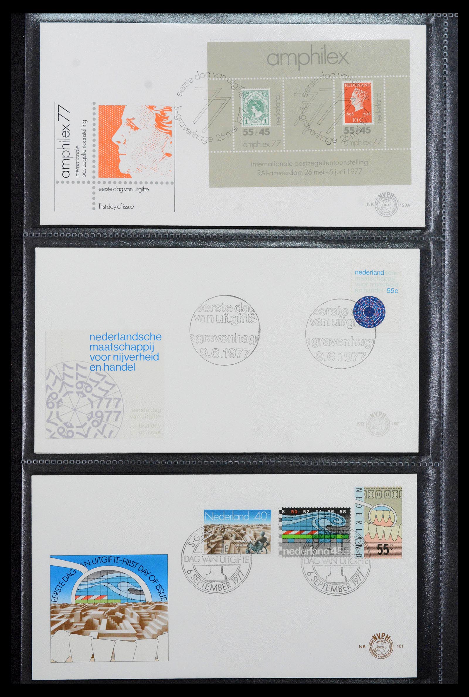39041 0060 - Stamp collection 39041 Netherlands first day covers 1950-1977.