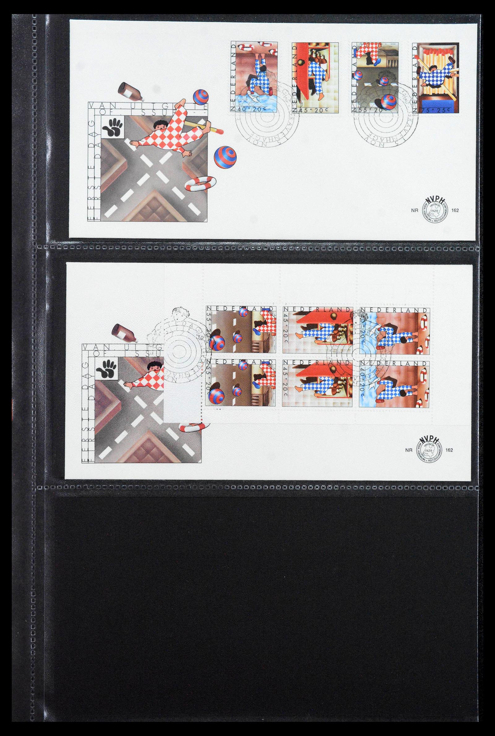 39041 0061 - Postzegelverzameling 39041 Nederland FDC's 1950-1977.
