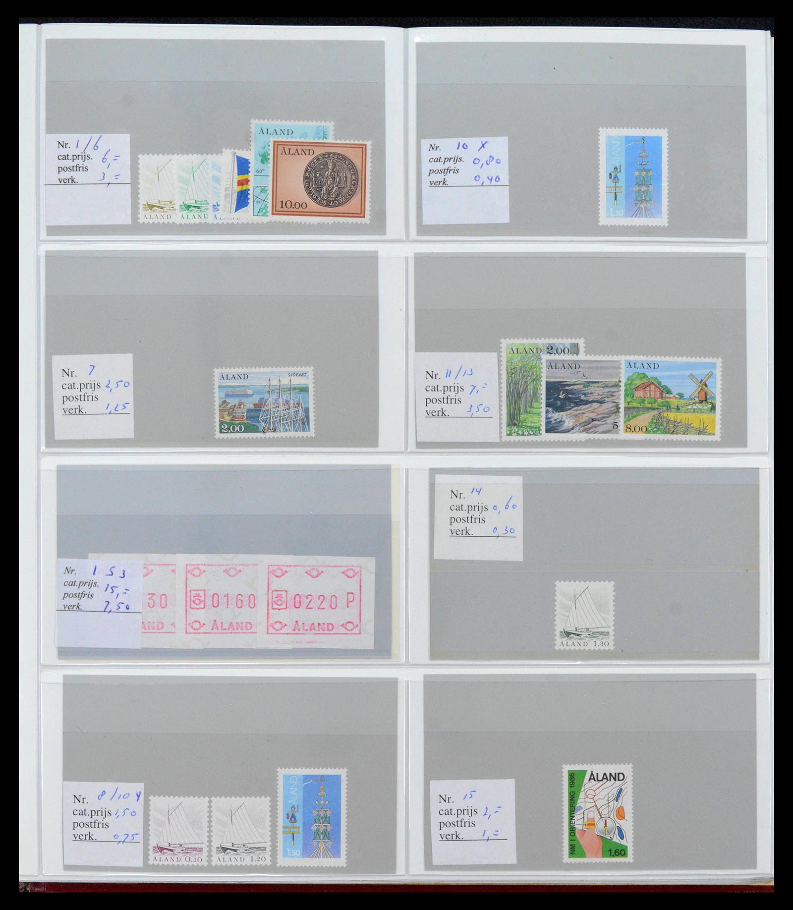 39042 0001 - Postzegelverzameling 39042 Aland 1984-2017.