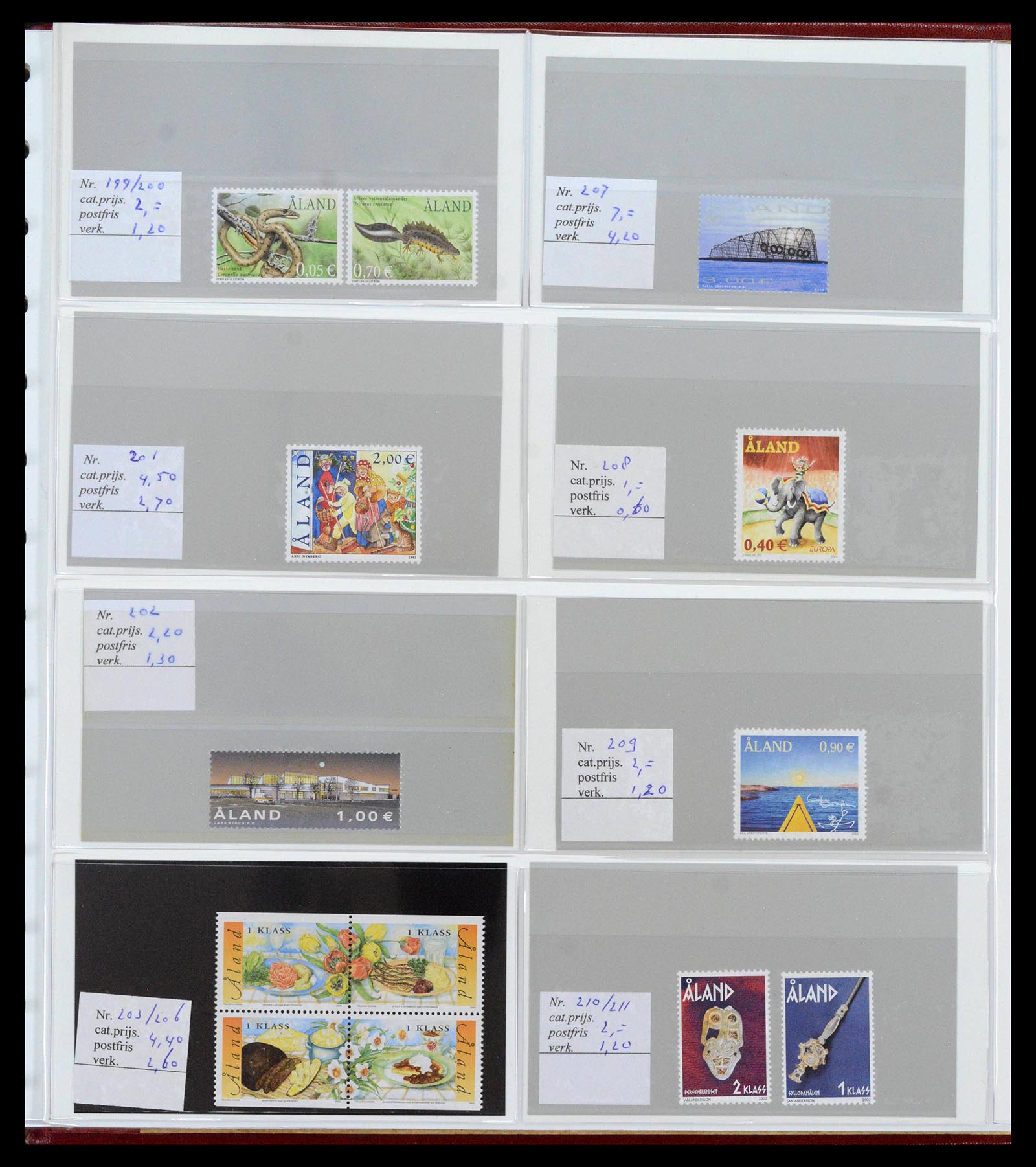 39042 0016 - Postzegelverzameling 39042 Aland 1984-2017.