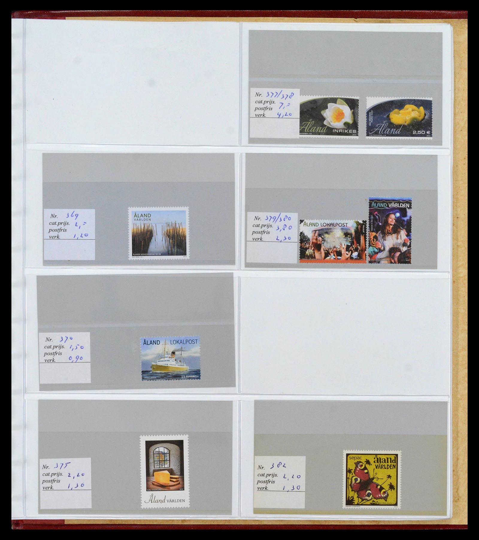 39042 0029 - Postzegelverzameling 39042 Aland 1984-2017.