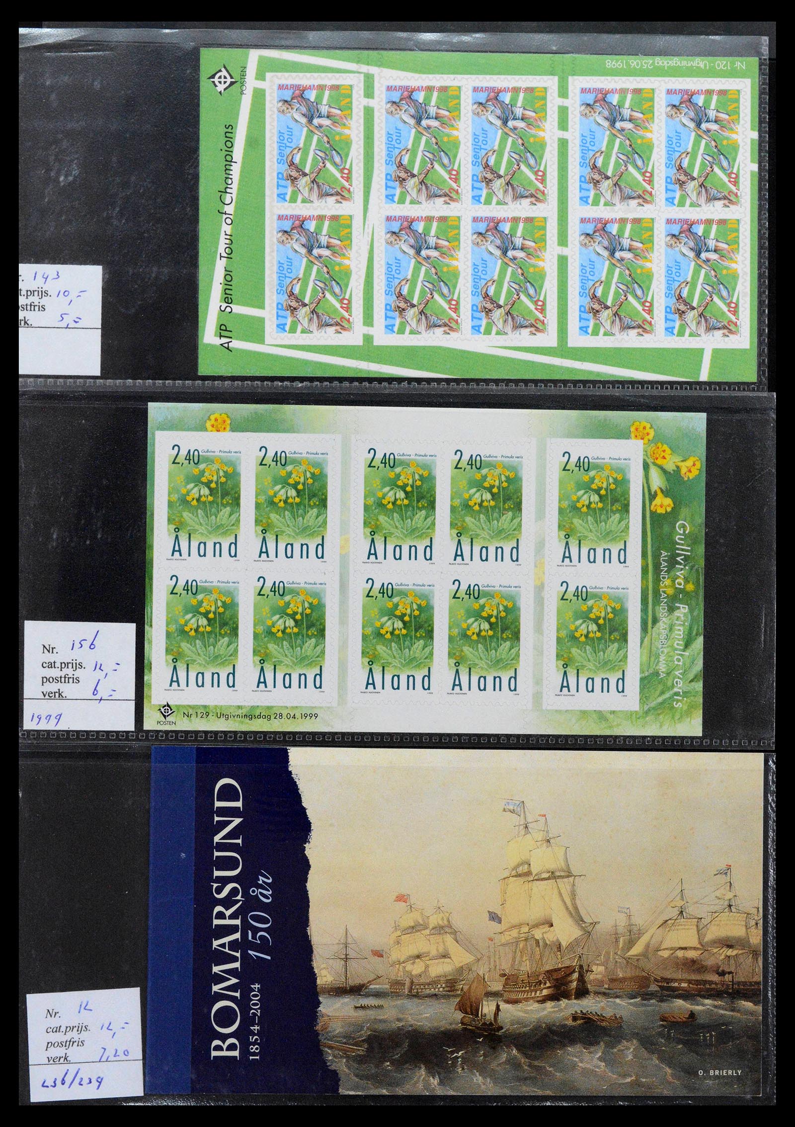 39042 0042 - Stamp collection 39042 Aland 1984-2017.
