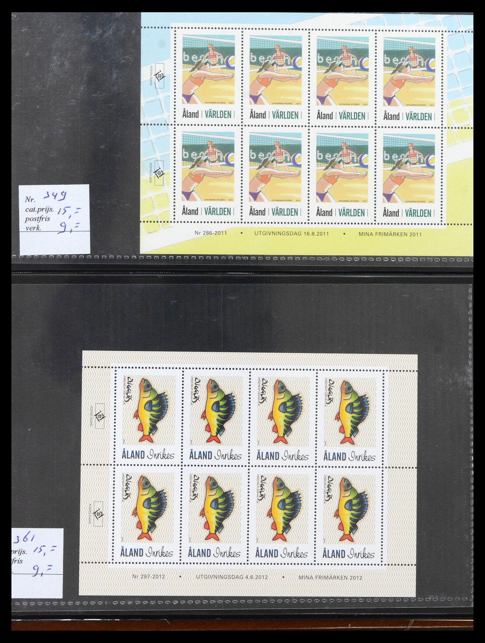 39042 0044 - Stamp collection 39042 Aland 1984-2017.