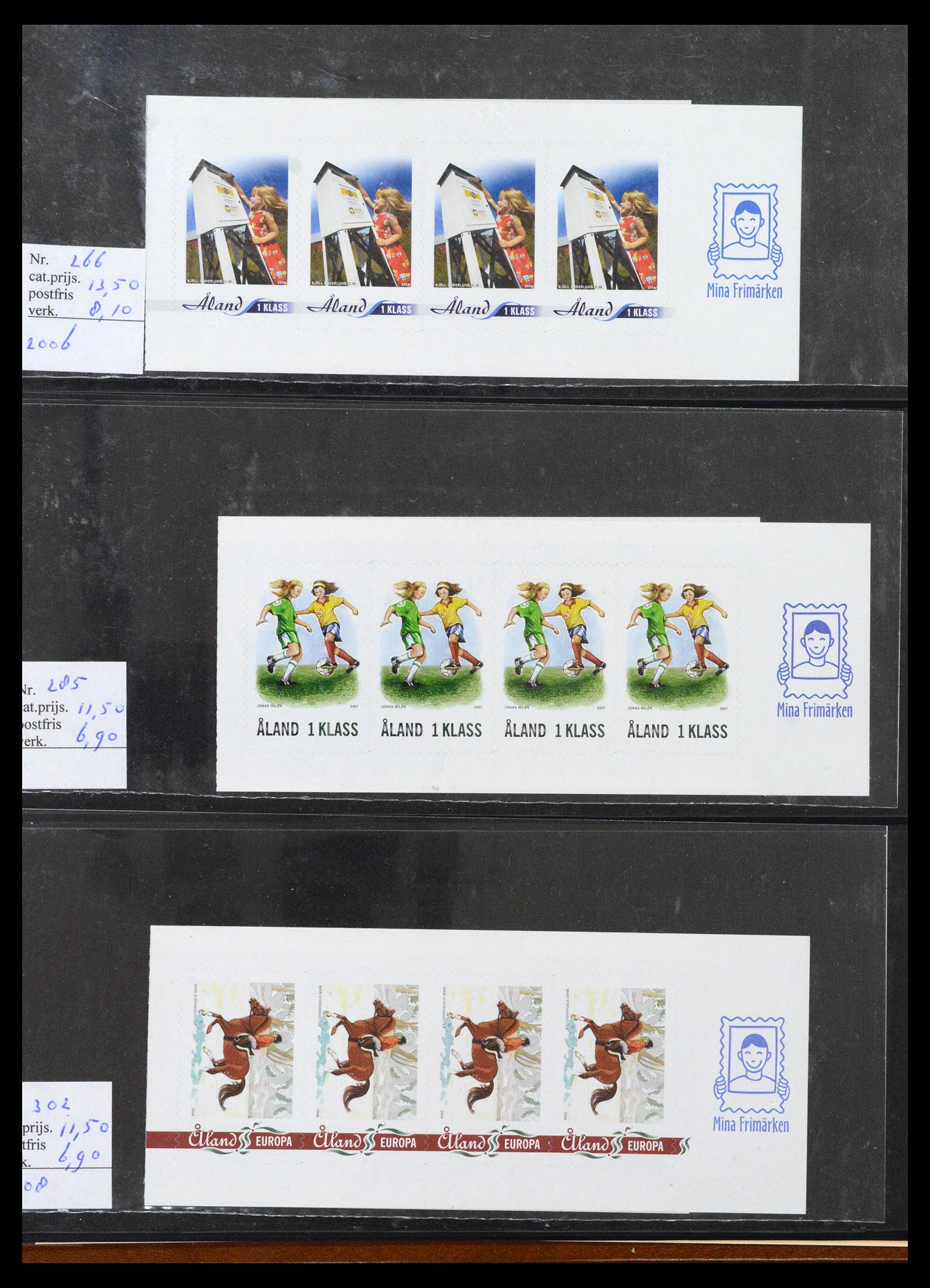 39042 0053 - Stamp collection 39042 Aland 1984-2017.