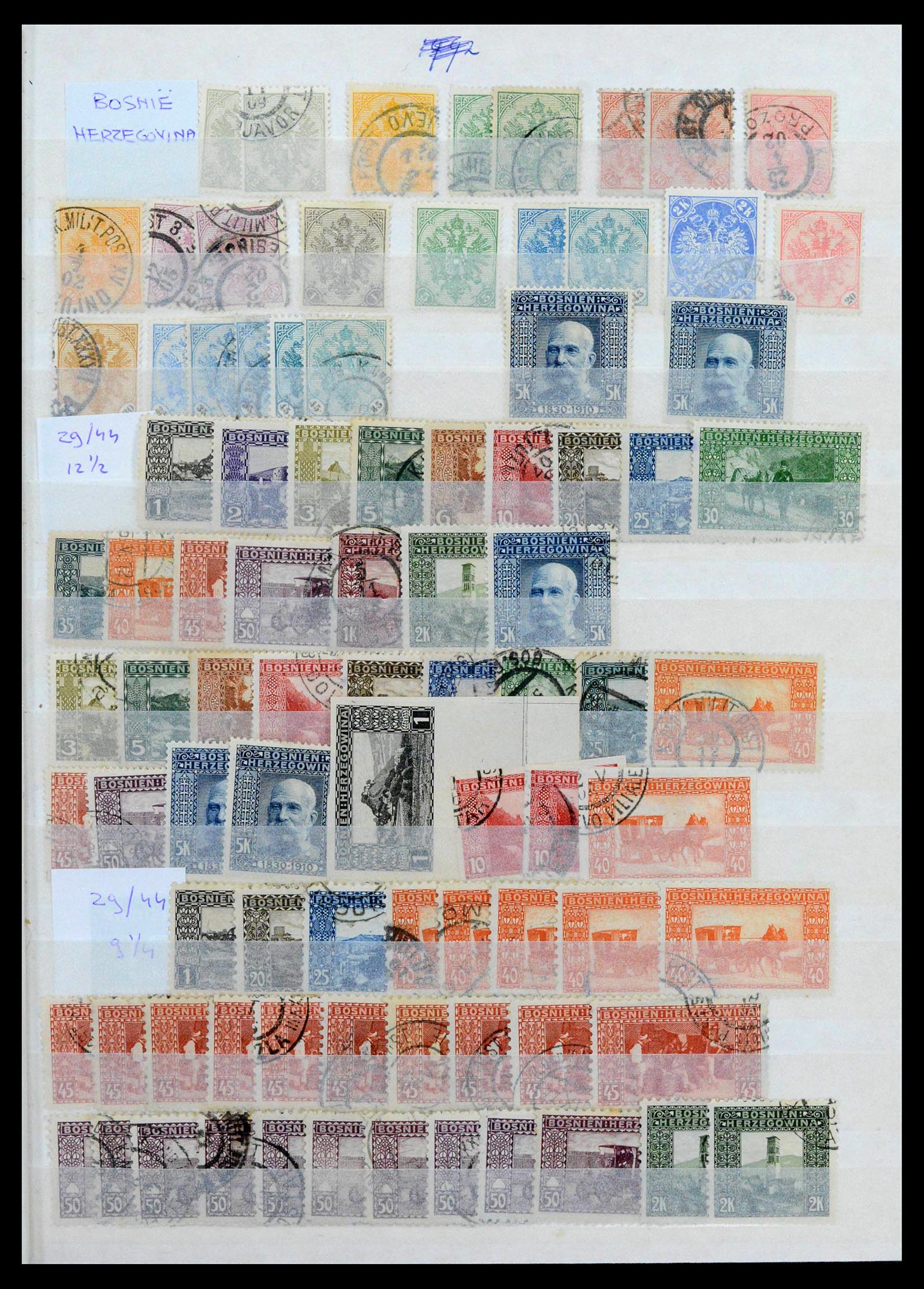 39044 0001 - Postzegelverzameling 39044 Europese landen 1900-1945.