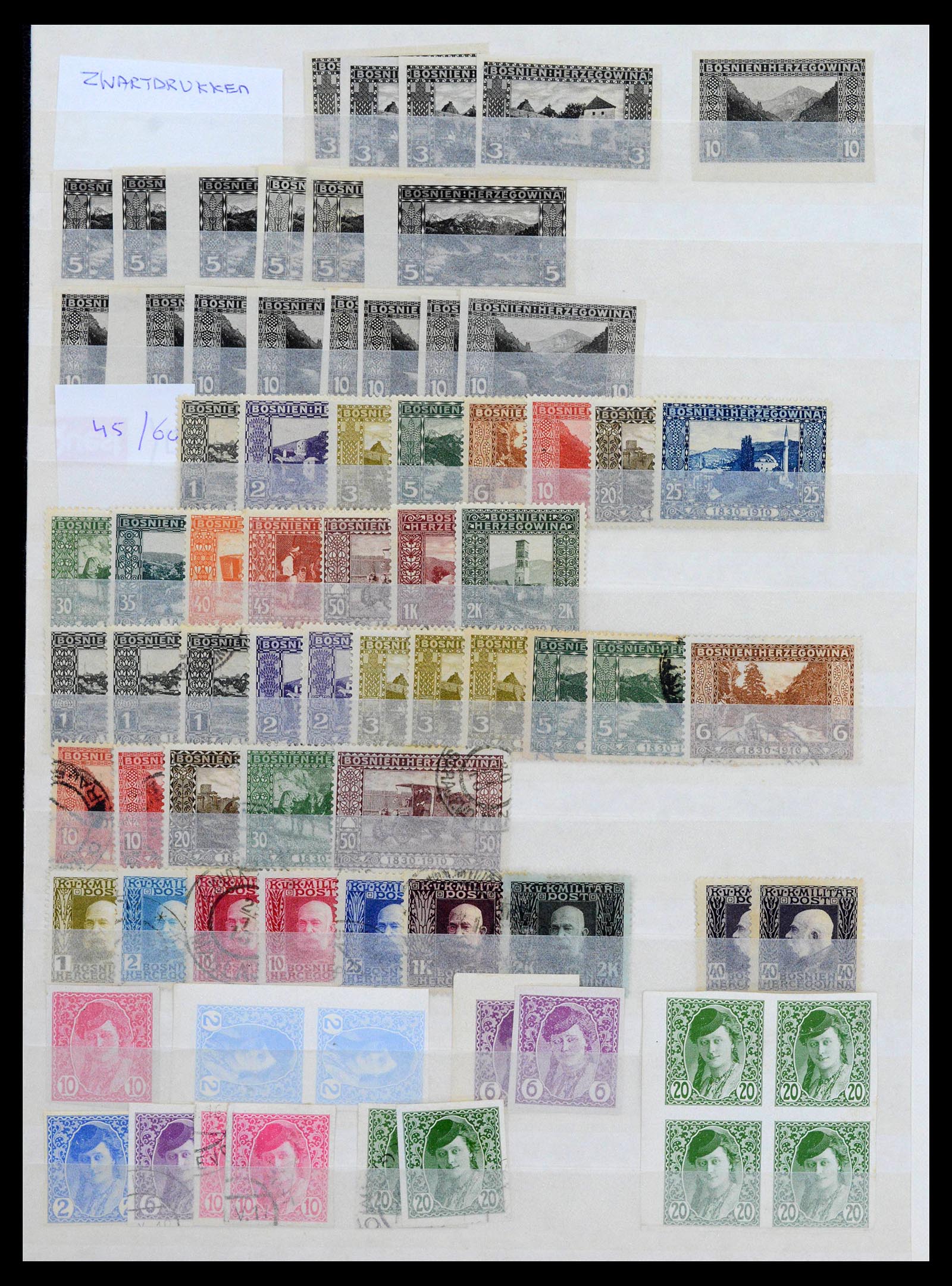 39044 0002 - Postzegelverzameling 39044 Europese landen 1900-1945.