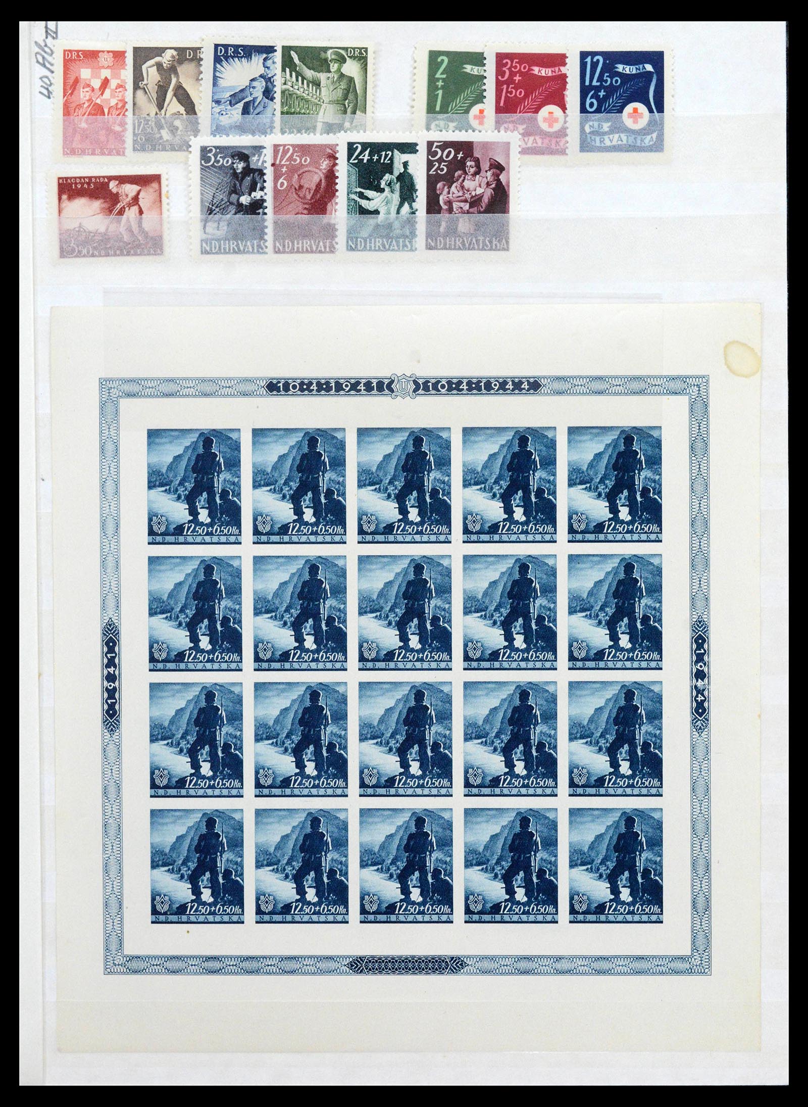 39044 0011 - Postzegelverzameling 39044 Europese landen 1900-1945.
