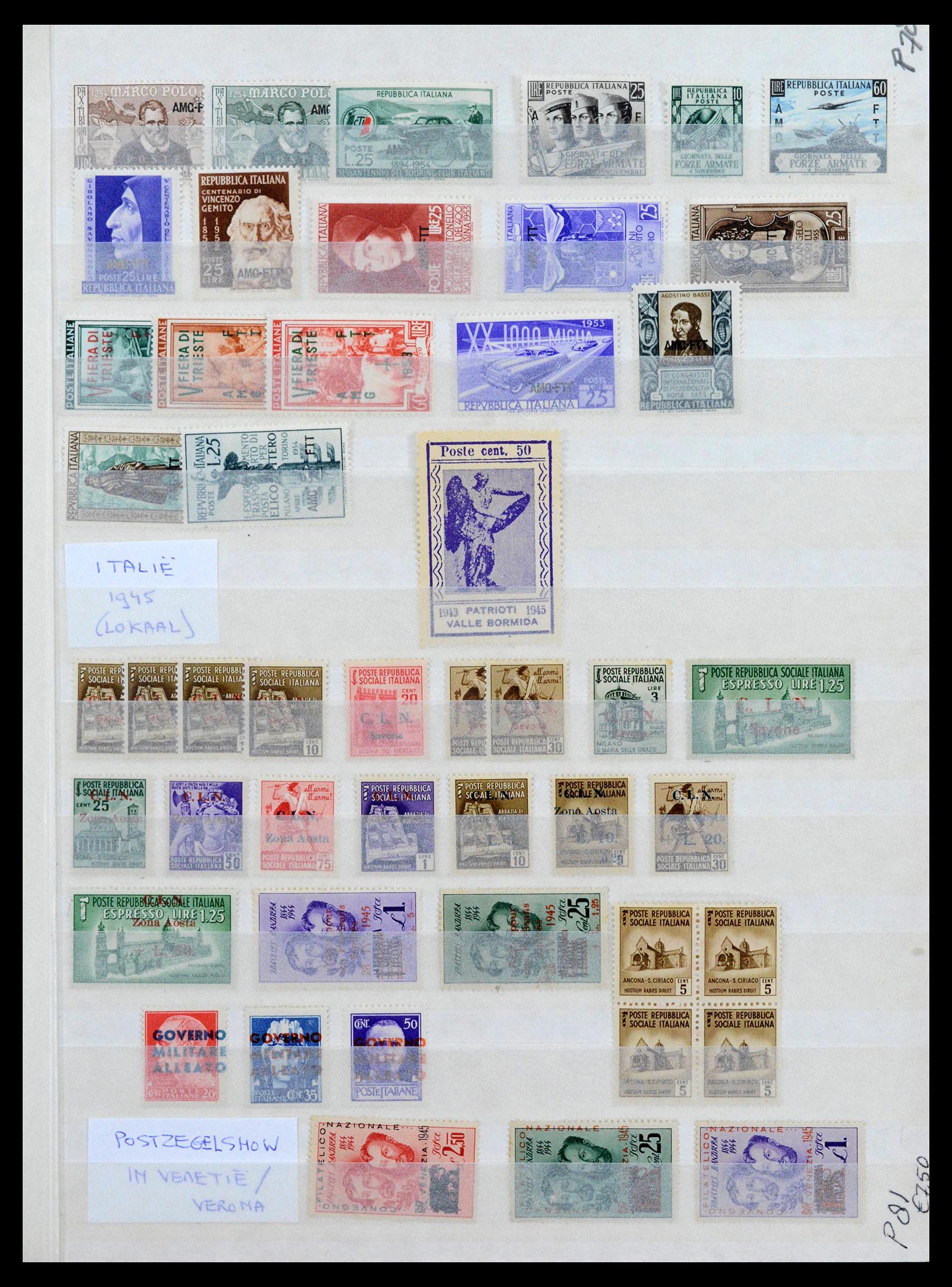 39044 0017 - Postzegelverzameling 39044 Europese landen 1900-1945.