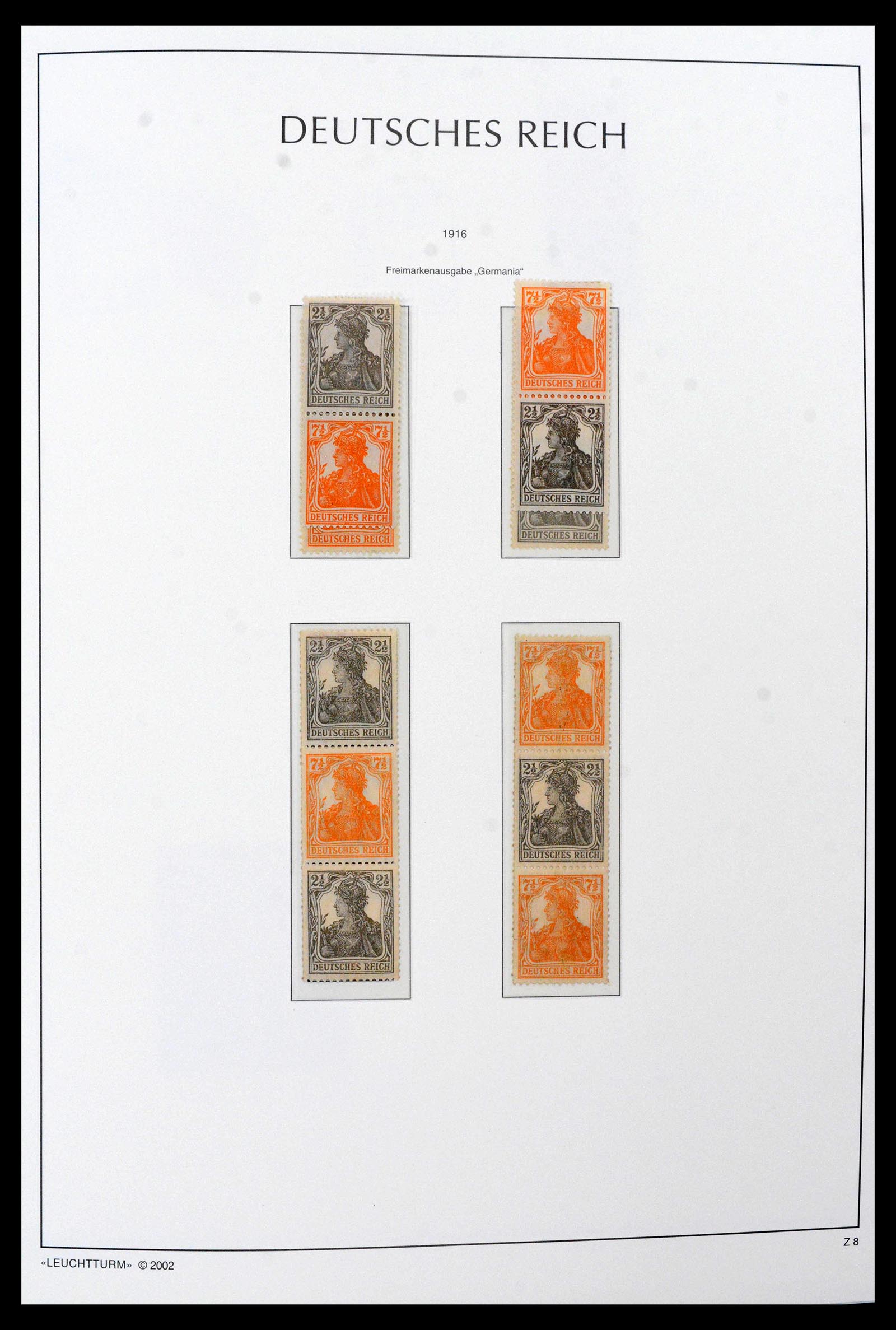 39045 0003 - Stamp collection 39045 German Reich combinations 1913-1941.