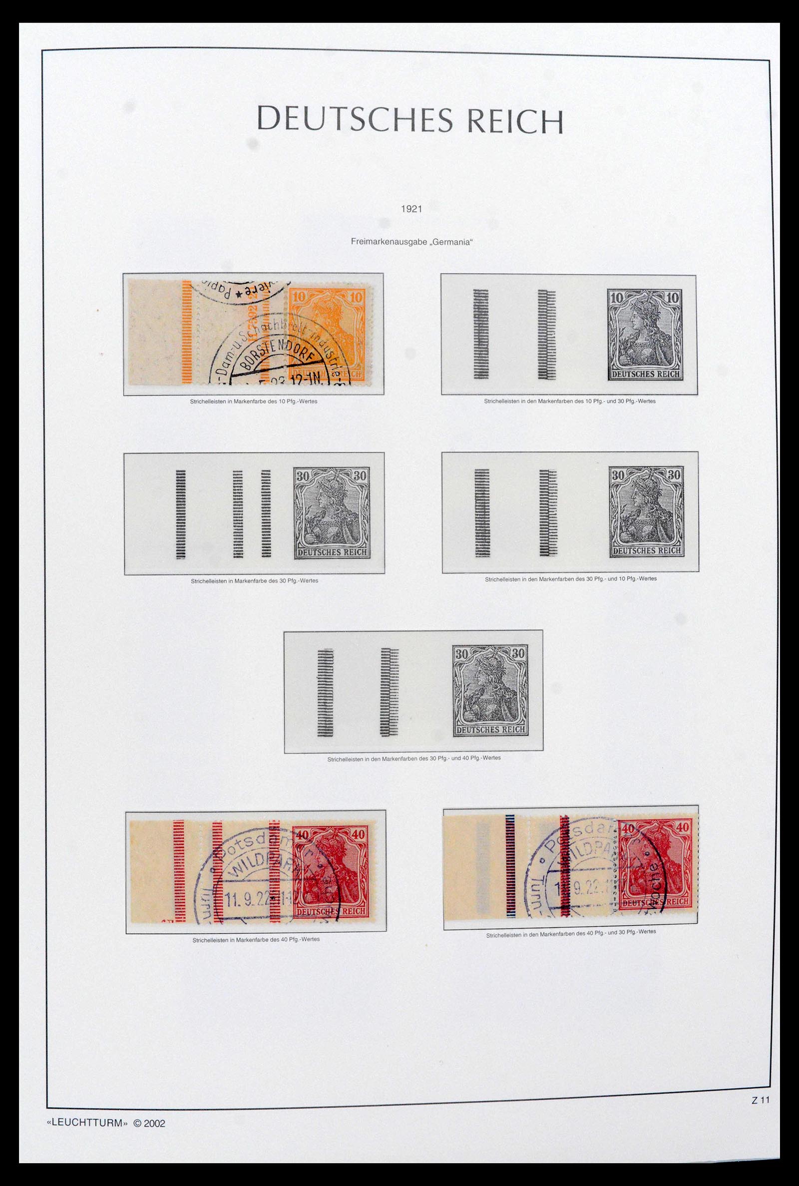 39045 0009 - Postzegelverzameling 39045 Duitse Rijk combinaties 1913-1941.