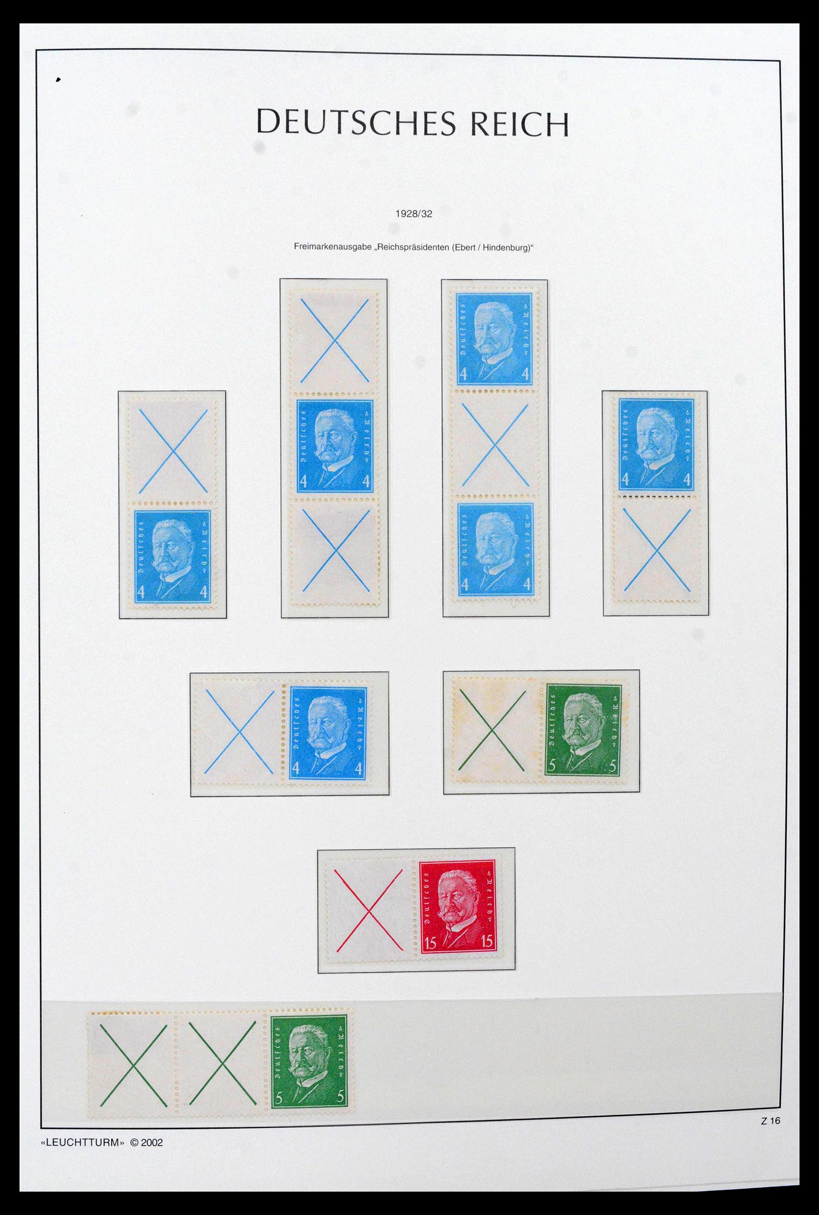 39045 0016 - Postzegelverzameling 39045 Duitse Rijk combinaties 1913-1941.