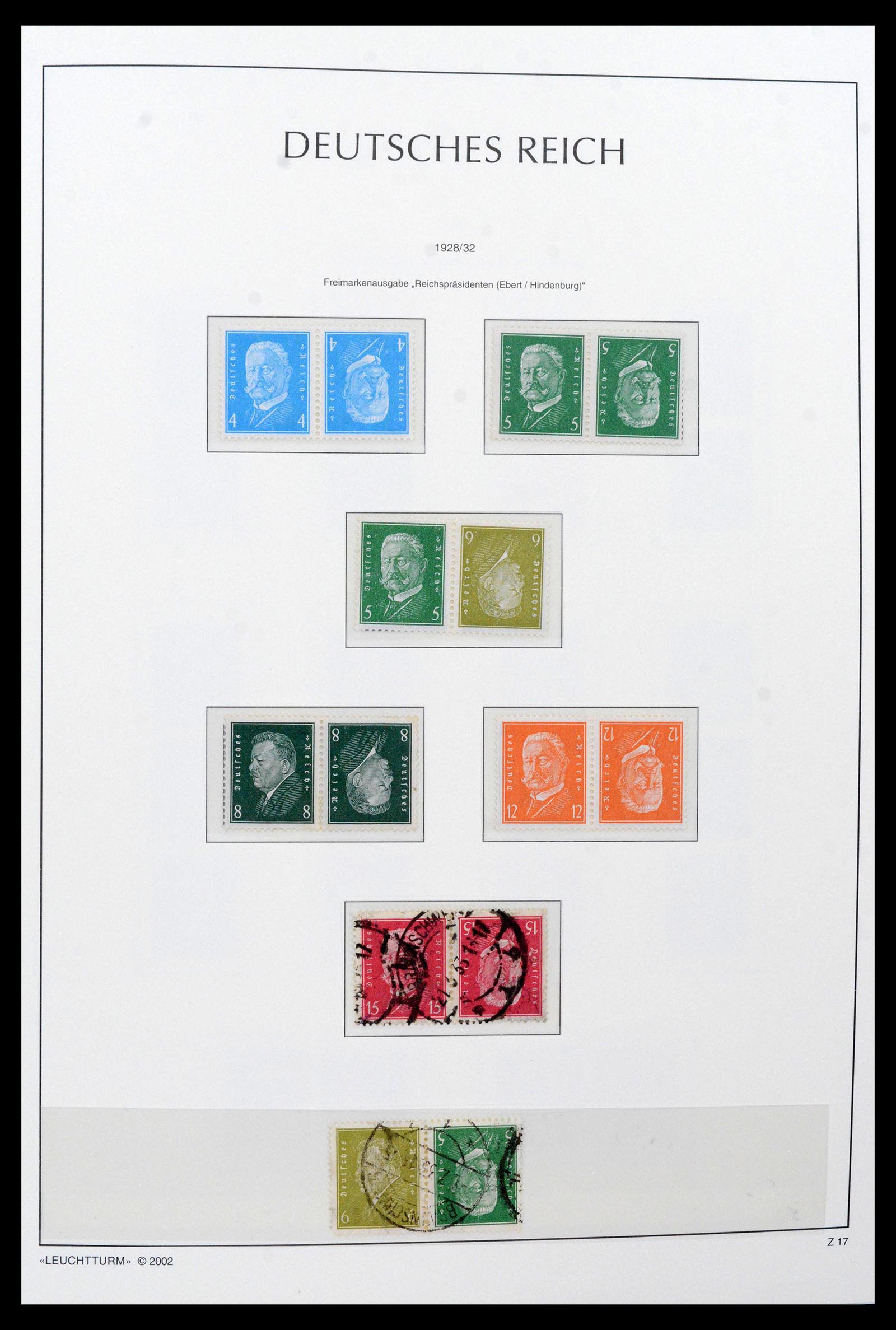 39045 0017 - Stamp collection 39045 German Reich combinations 1913-1941.