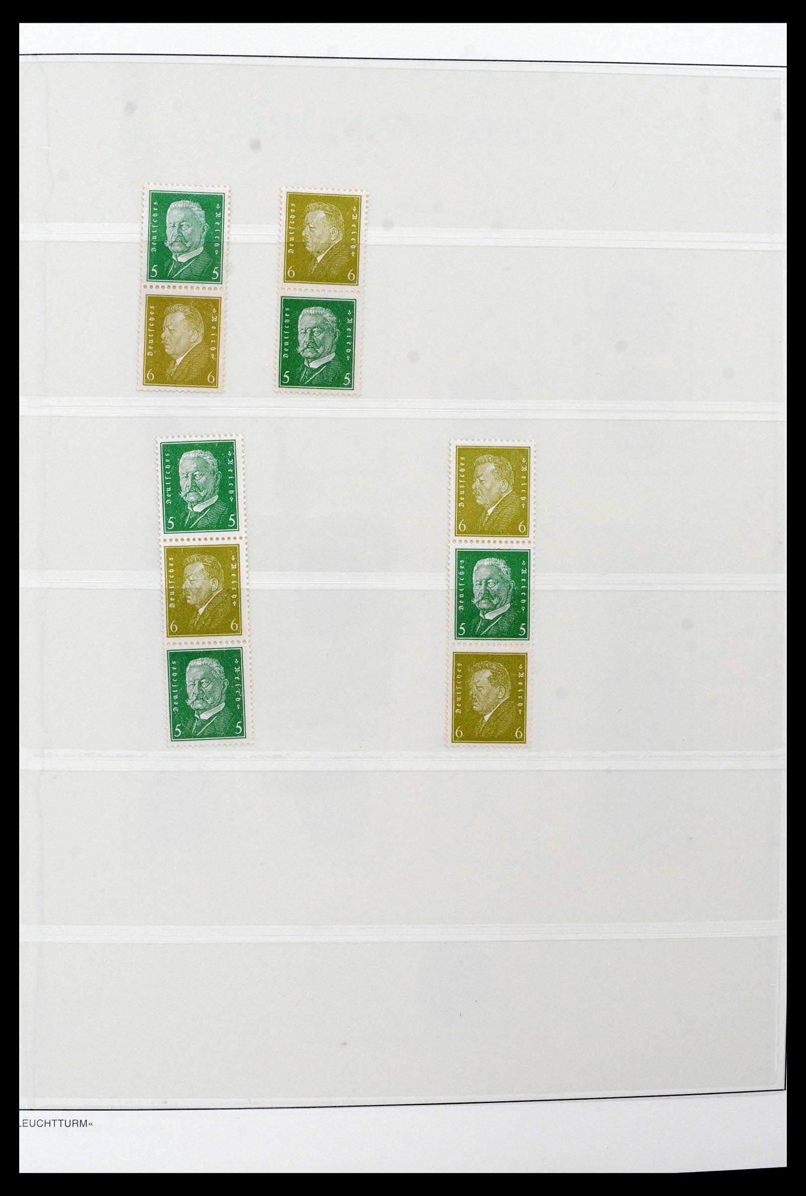 39045 0020 - Postzegelverzameling 39045 Duitse Rijk combinaties 1913-1941.